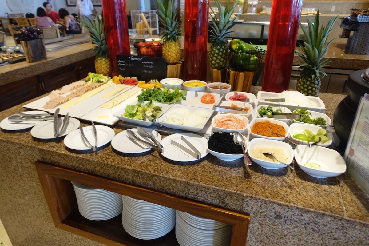 Hyatt Ziva Puerto Vallarta lunch buffet