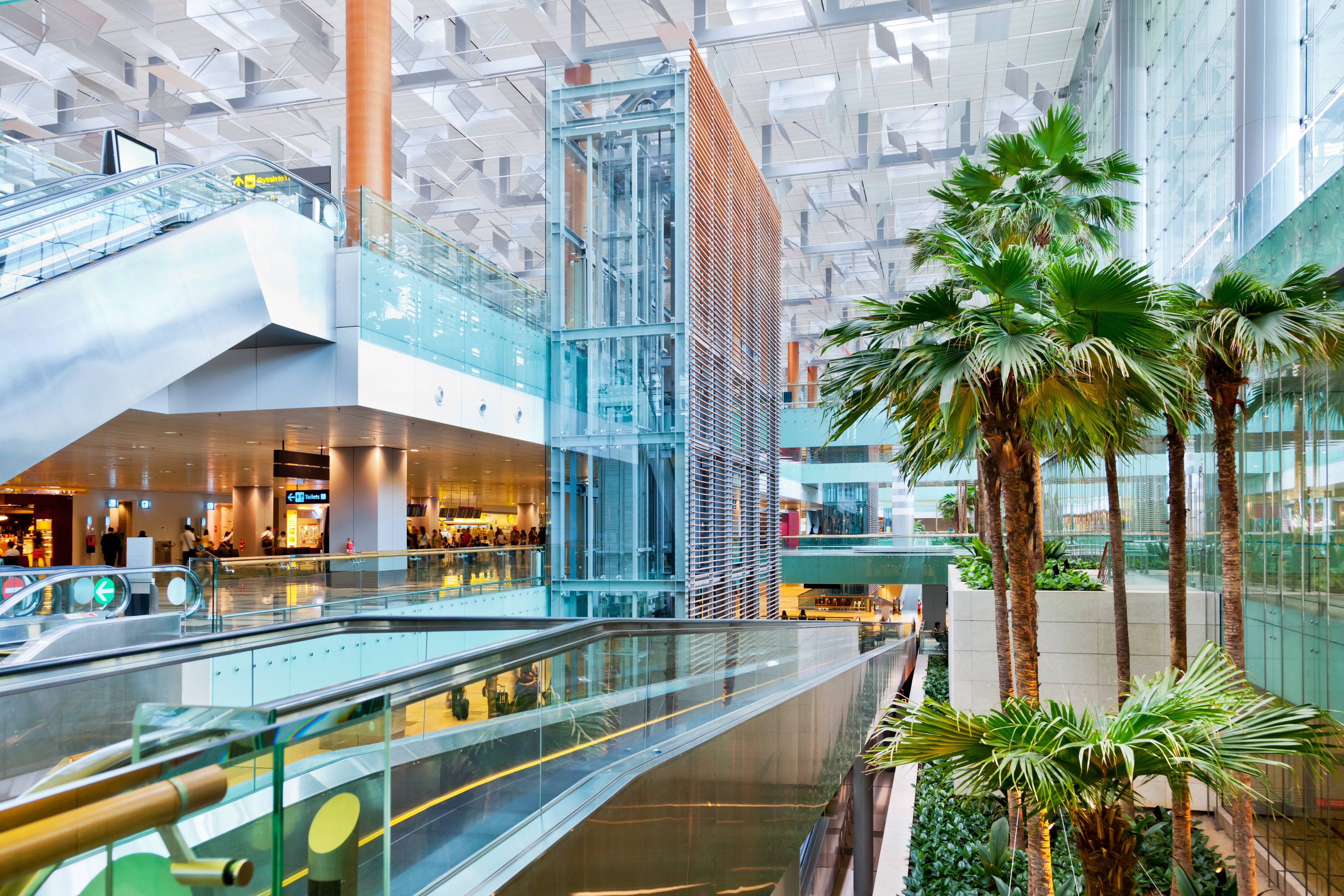 Terminal 3 at Changi Airport in Singapore.