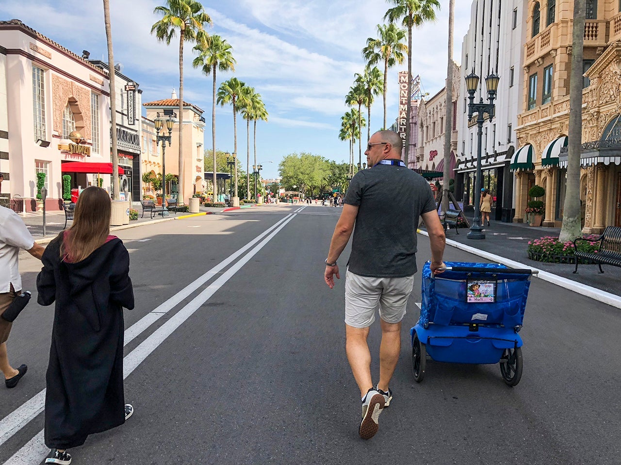 Manageable park size at Universal Studios
