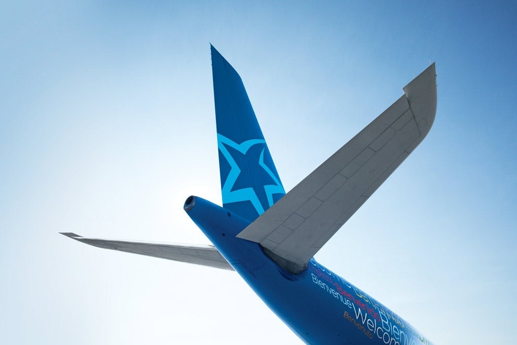 Air Transat Tail (Photo courtesy of Air Transat)