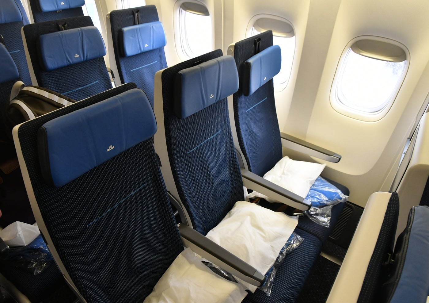 KLM Boeing 777-300ER economy class