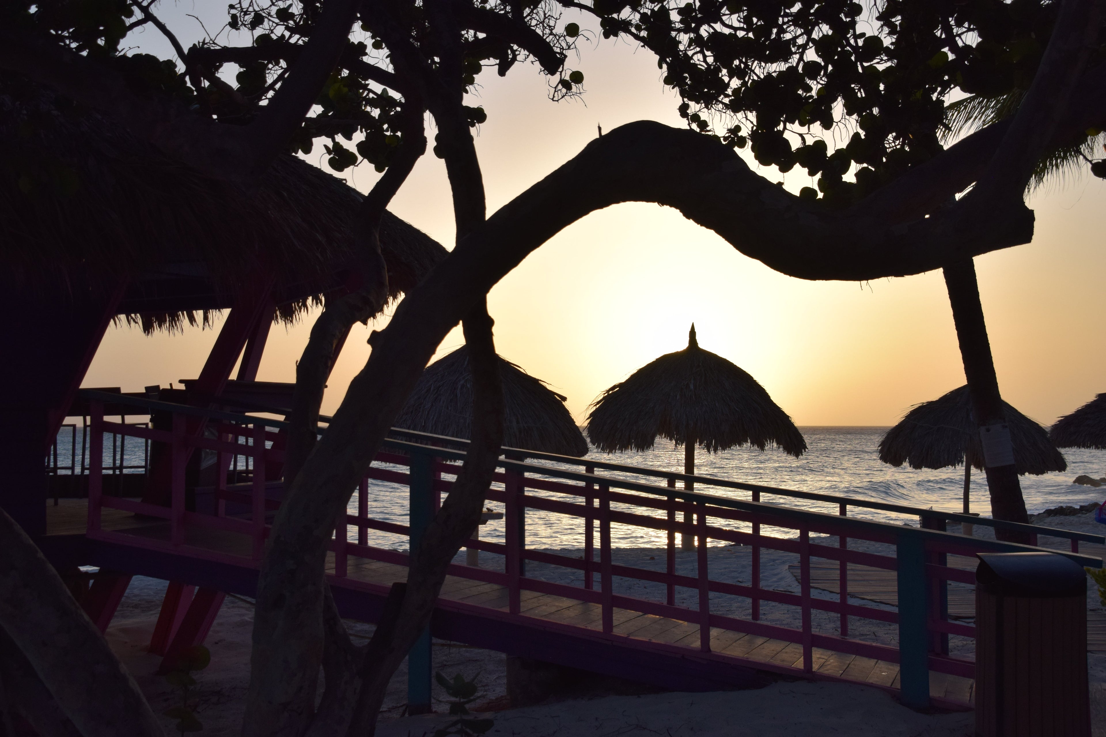 Aruba beach sunset