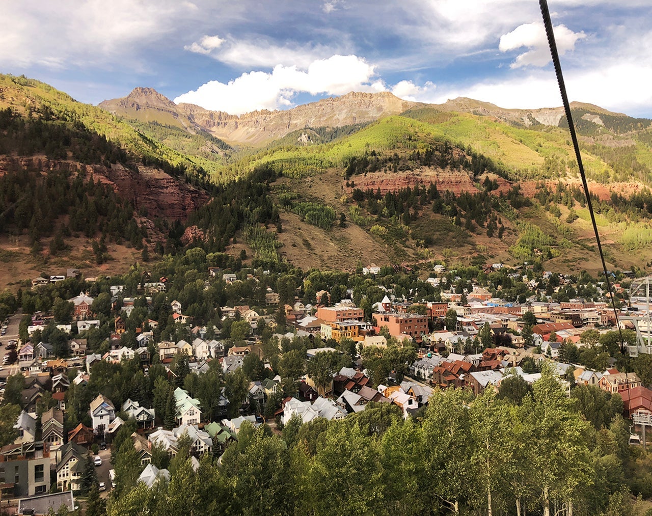 View from the Telluride gondola