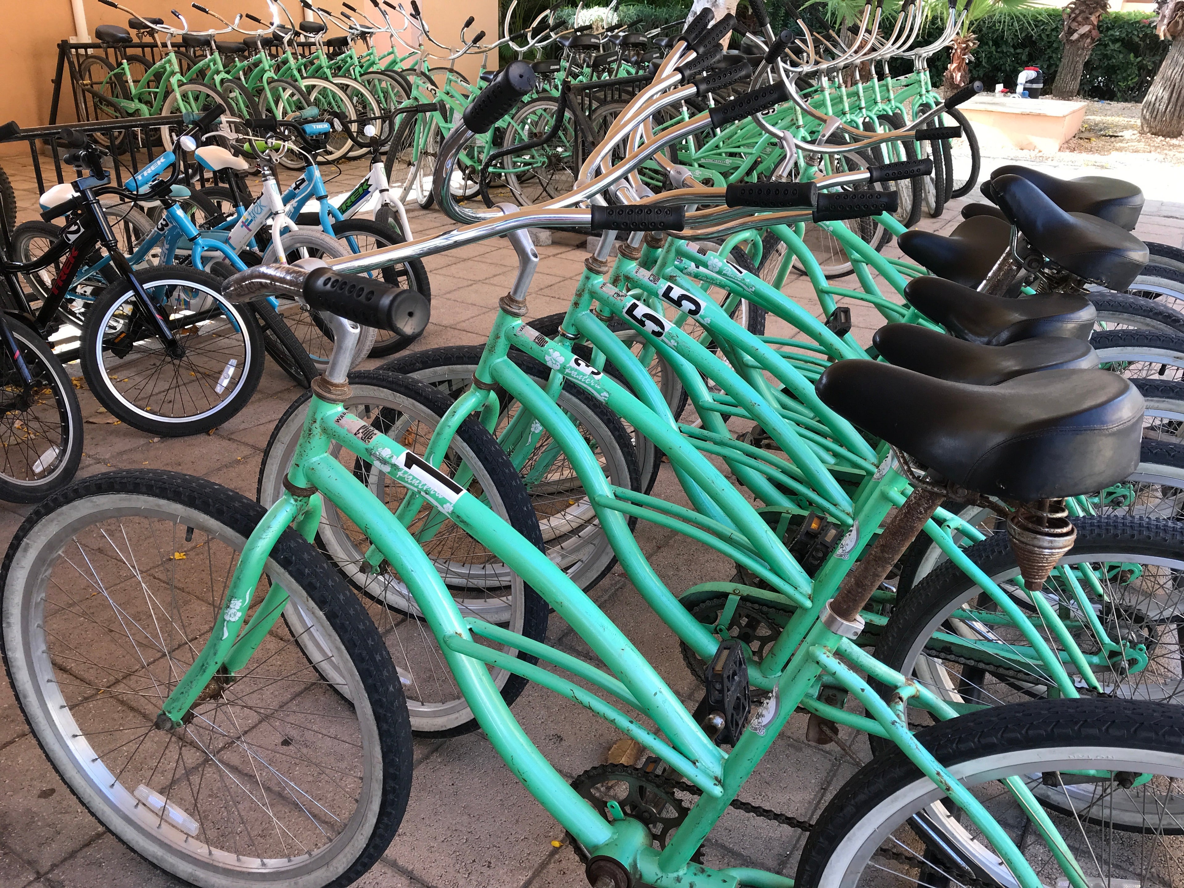 biking in Aruba