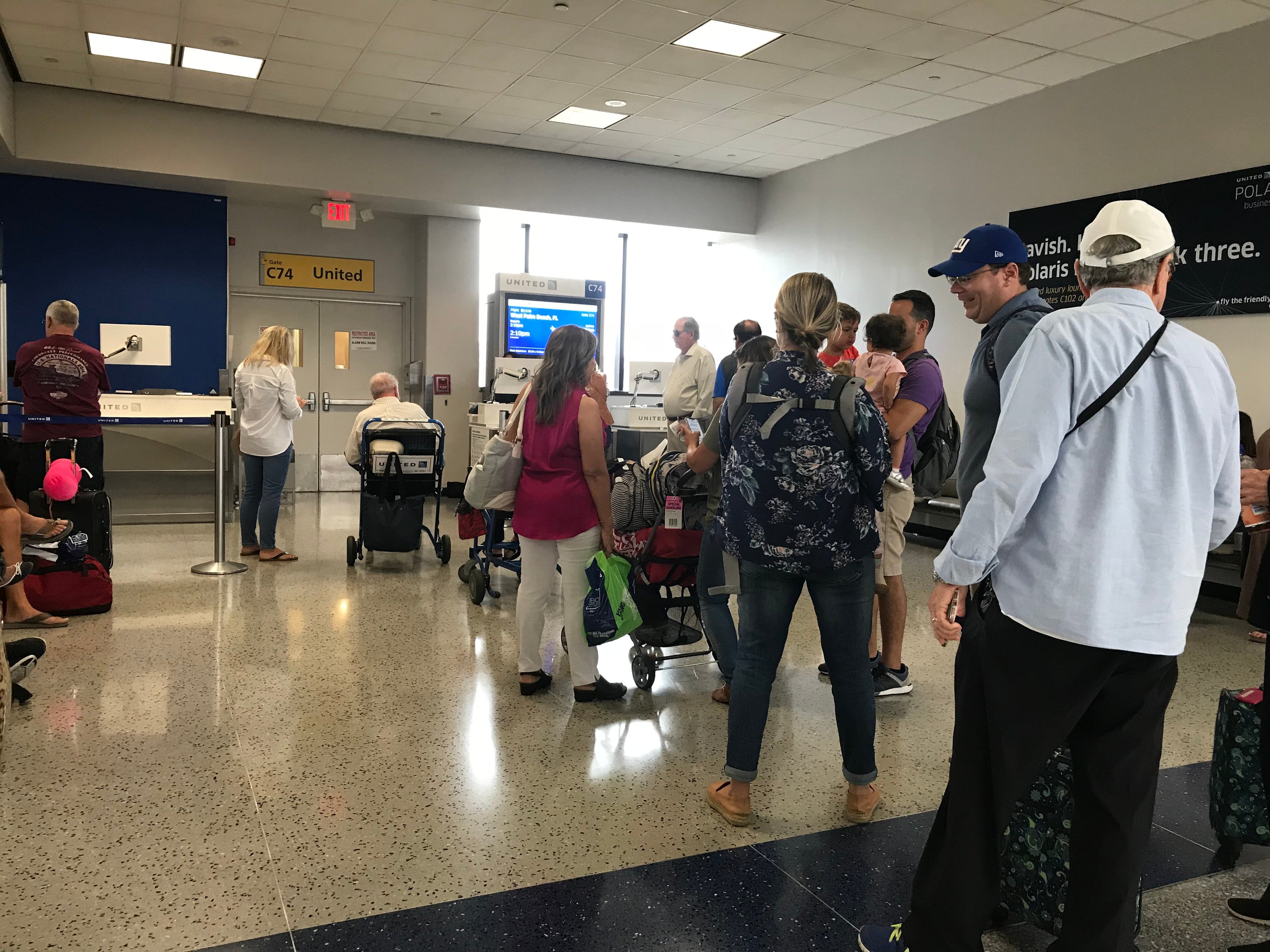 The new process creates more space for pre-boarders.