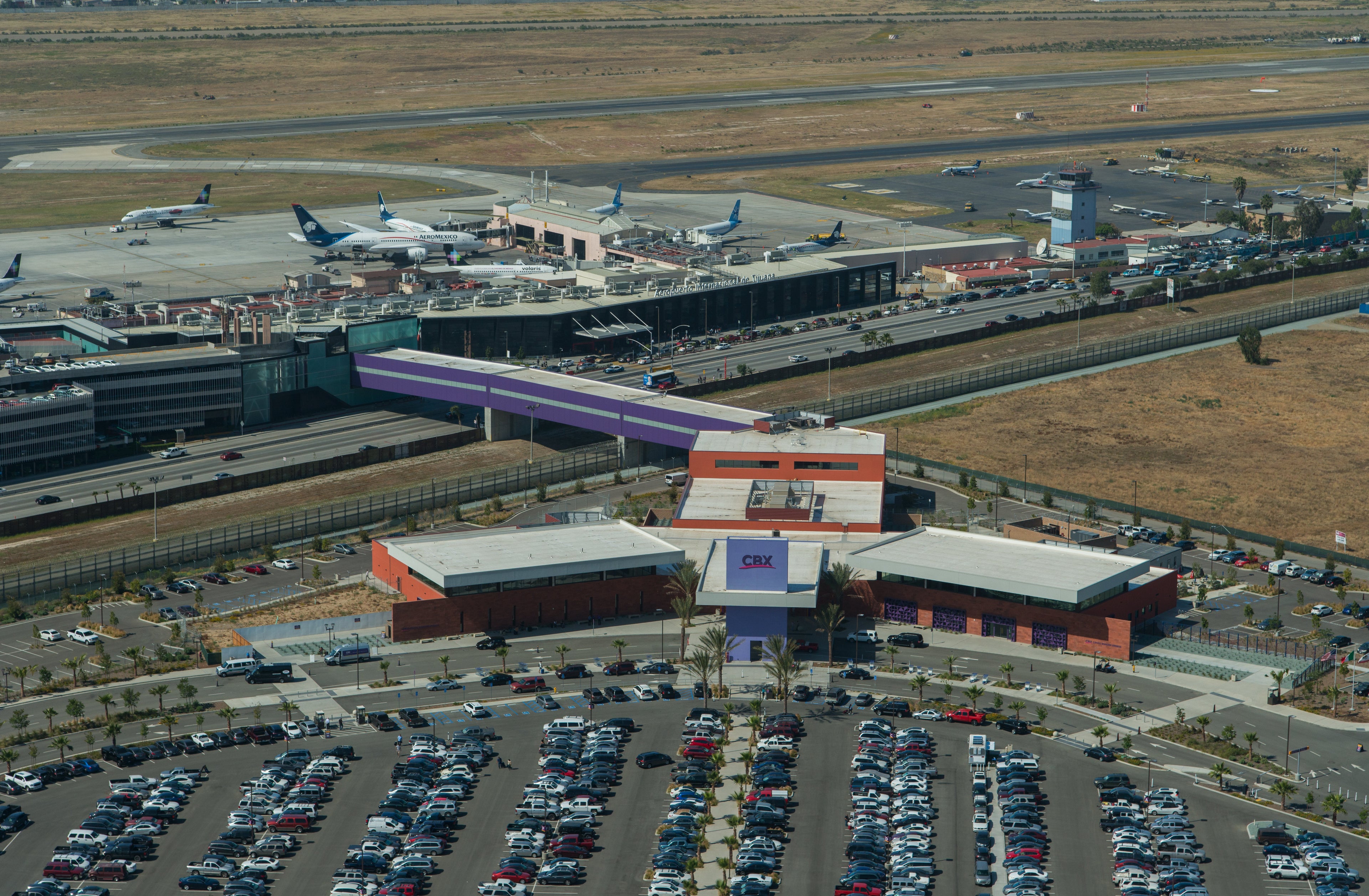 Cross Border Xpress, San Diego from Otay Mesa, USA to Tijuana, Mexico airport