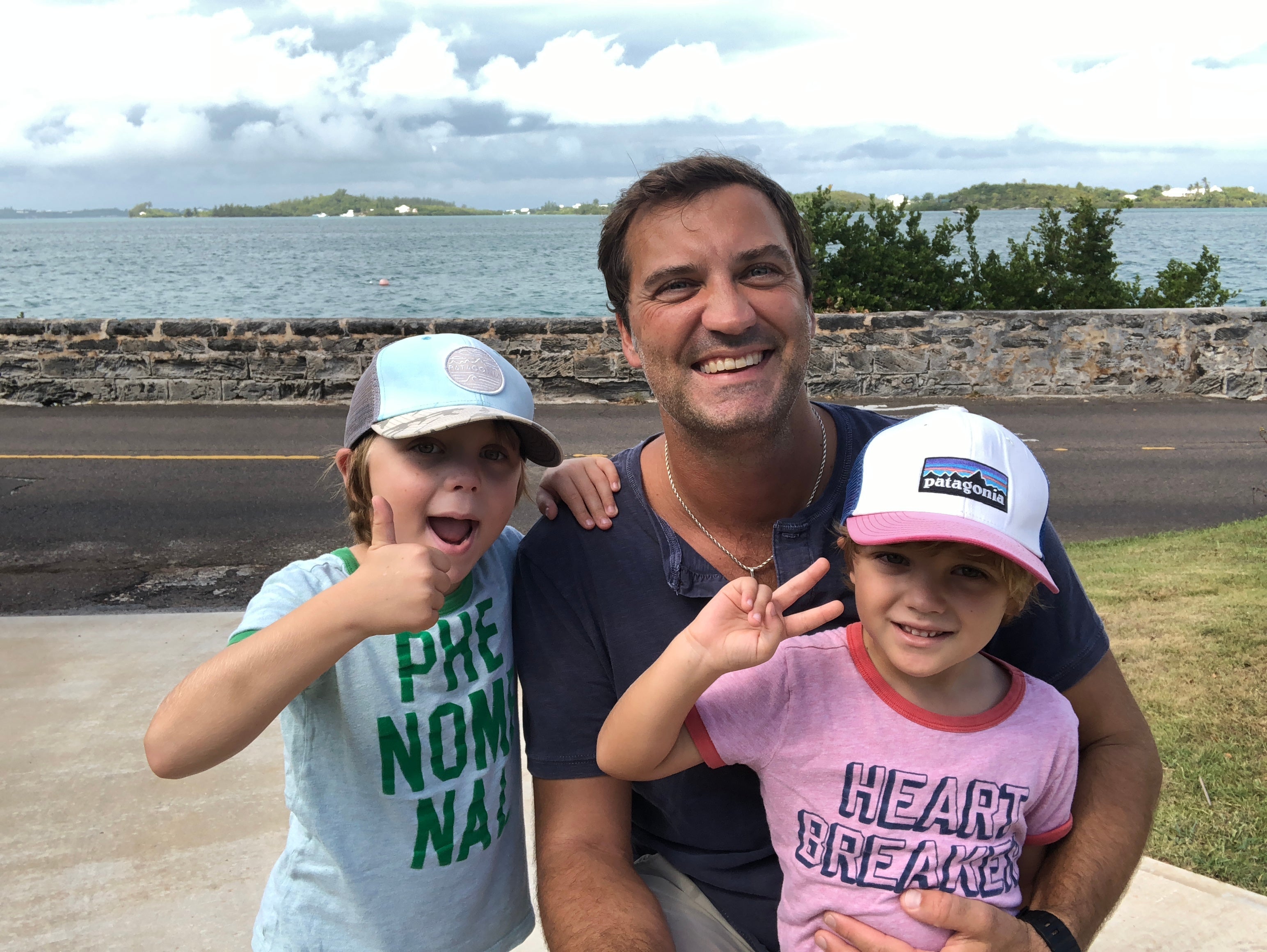 David La Huta with Kids Bermuda
