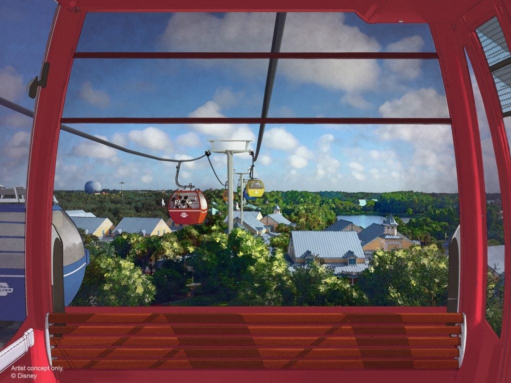 Disney Skyliner (photo courtesy of Disney World)