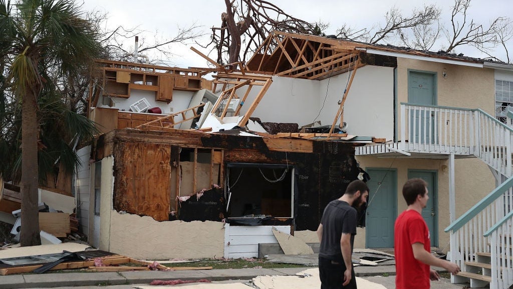 Florida Panhandle Faces Major Destruction After Hurricane Michael Hits As Category 4 Storm