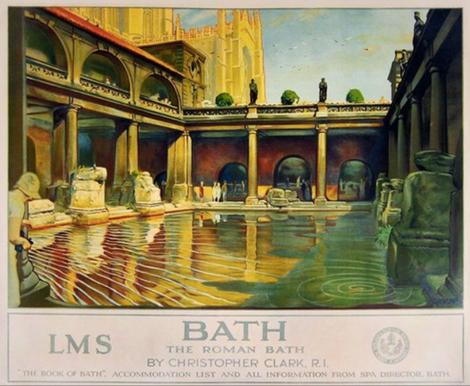 Spa posters tempted travelers in the days before mass tourism.