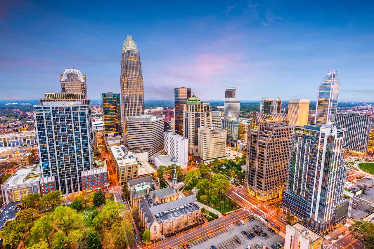 Charlotte, North Carolina Skyline