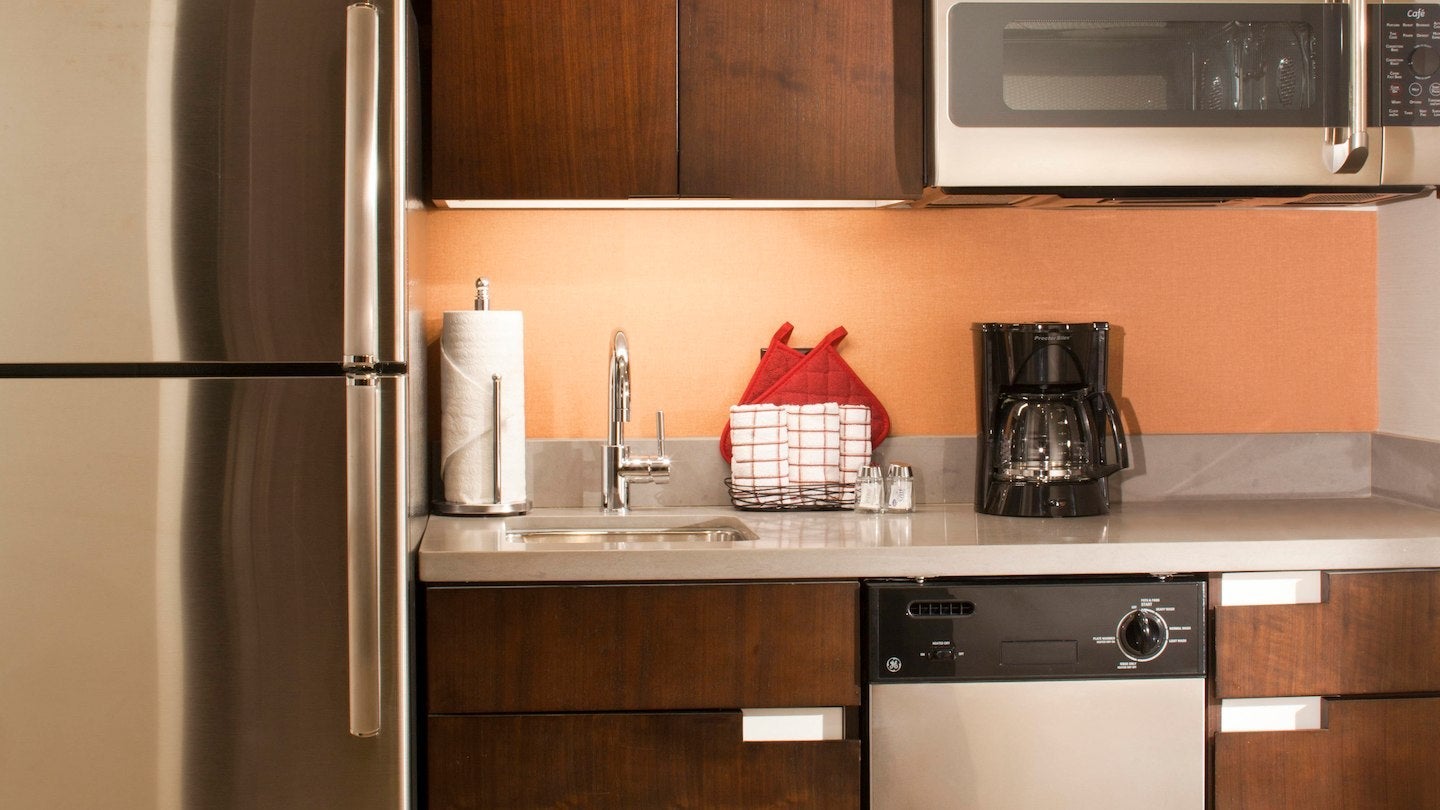 This little nook could save you hundreds in food costs on a family vacation. (Photo courtesy of Marriott)