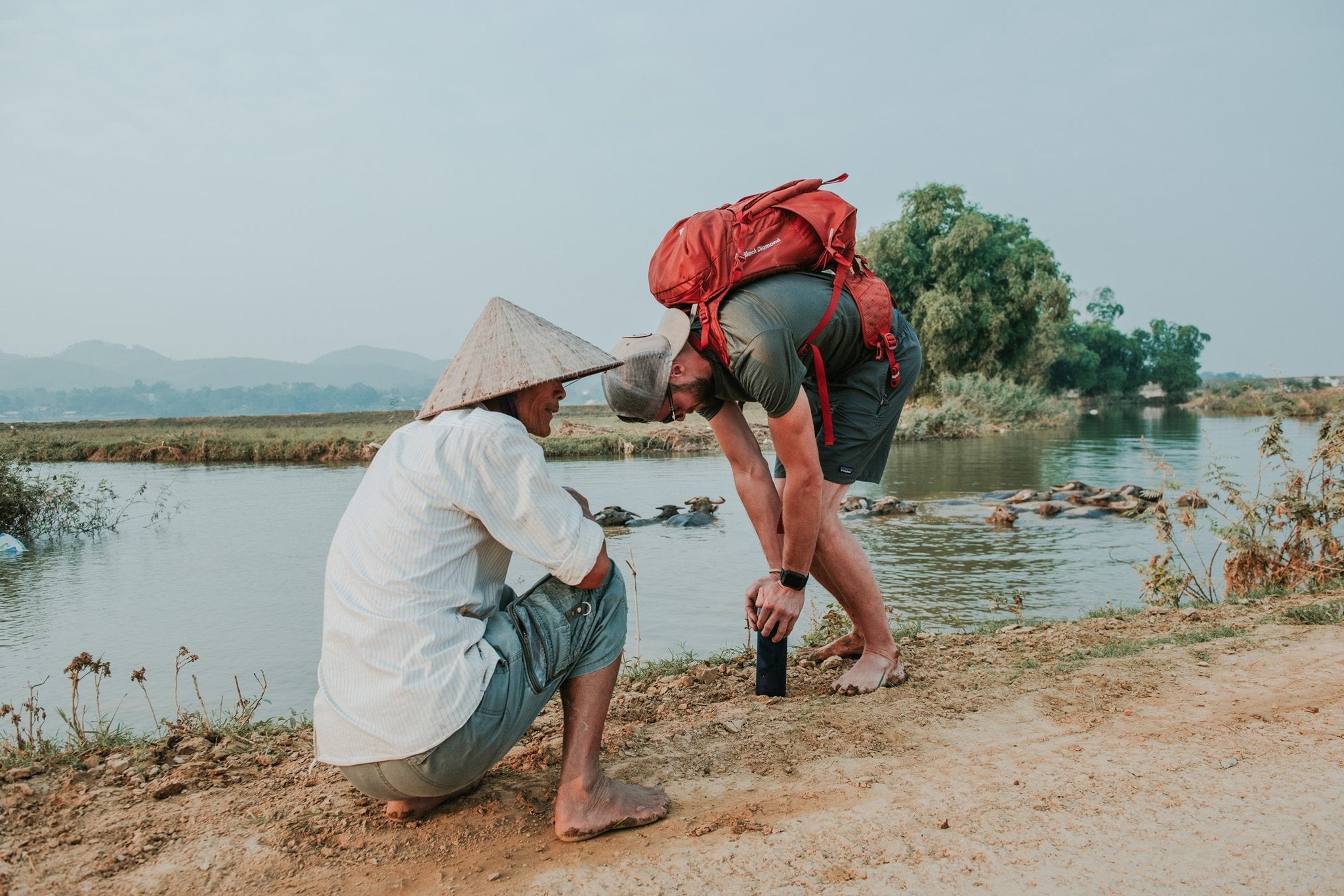 Grayl has some pretty bold advertising around the extreme conditions in which you can filter water. Image courtesy of the Grayl website.