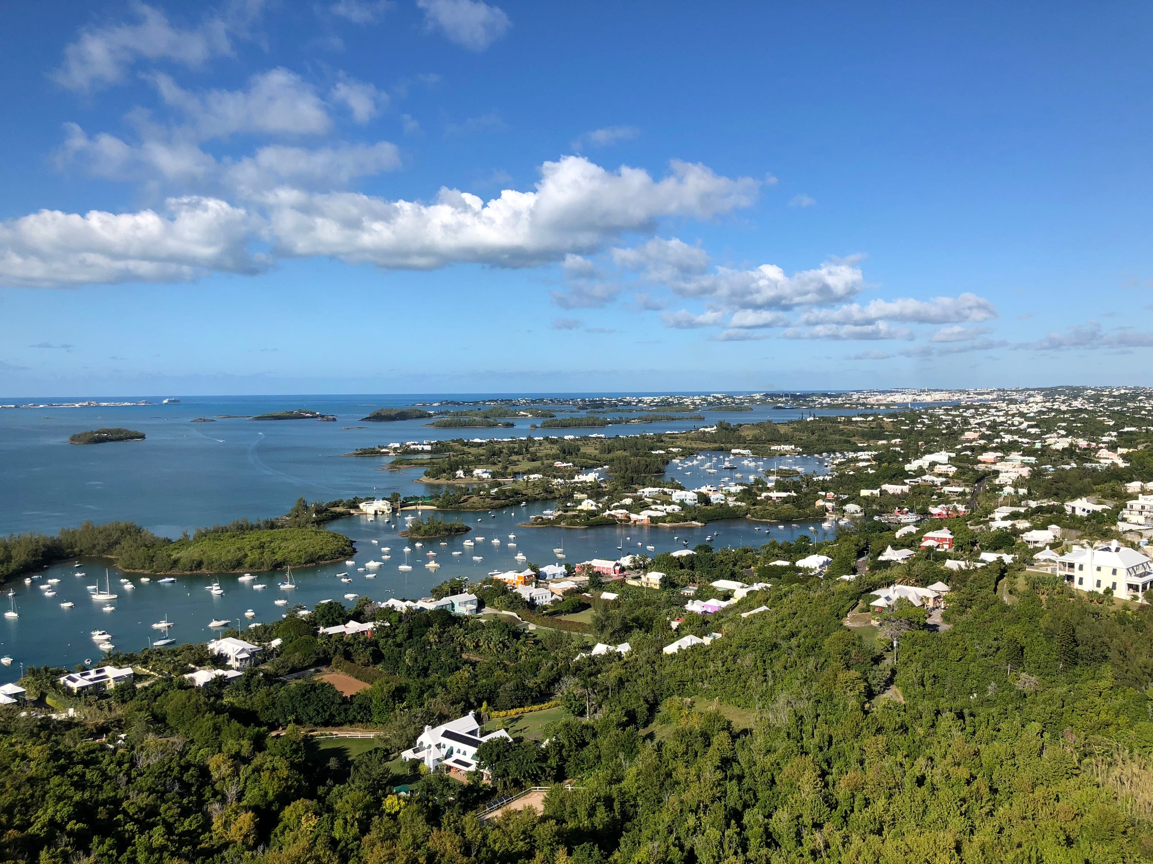 view from lighthouse South Hampton Bermuda