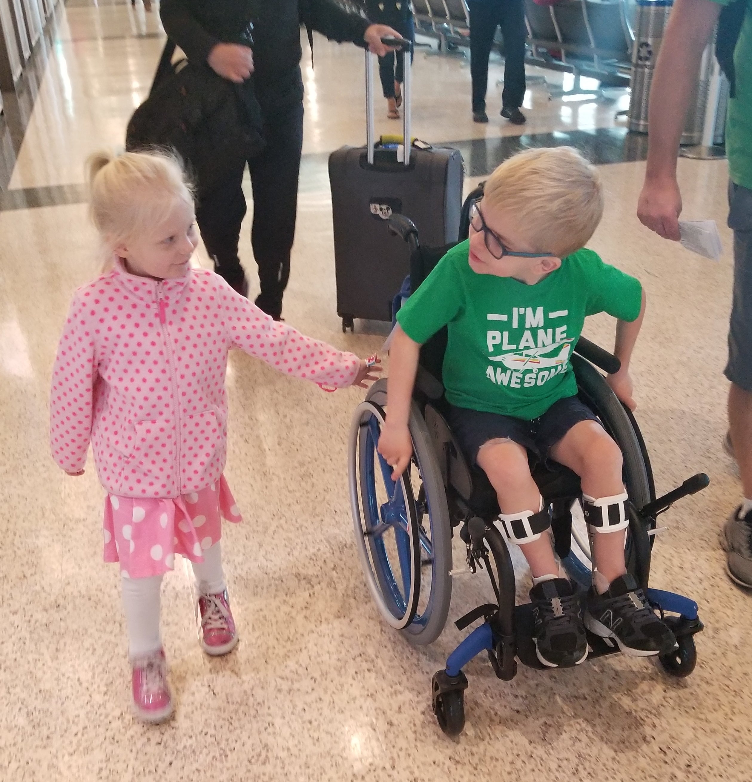 Westin going through the airport