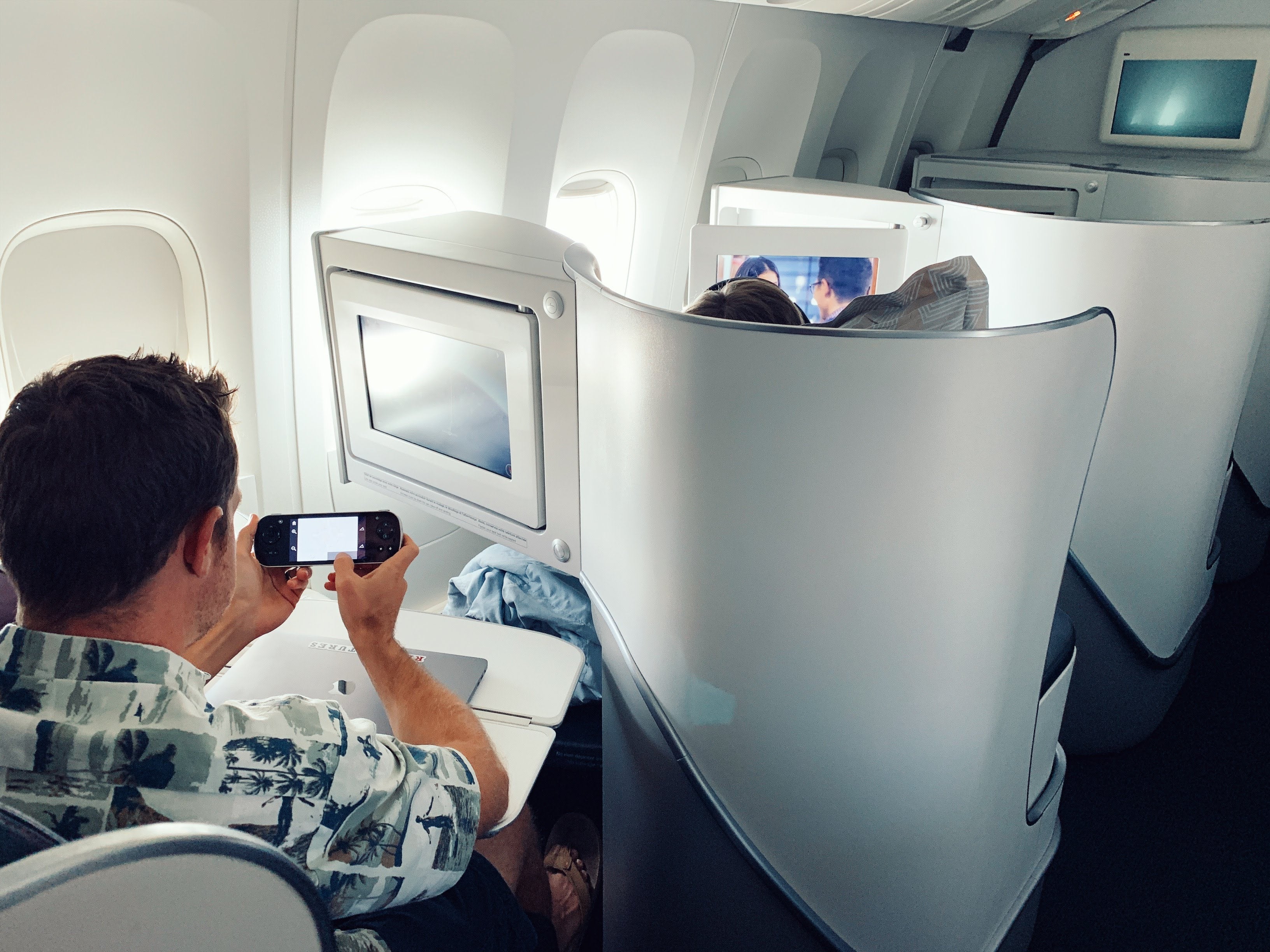 Air France Boeing 777 Business Class Review Tahiti PPT to Los Angeles LAX -