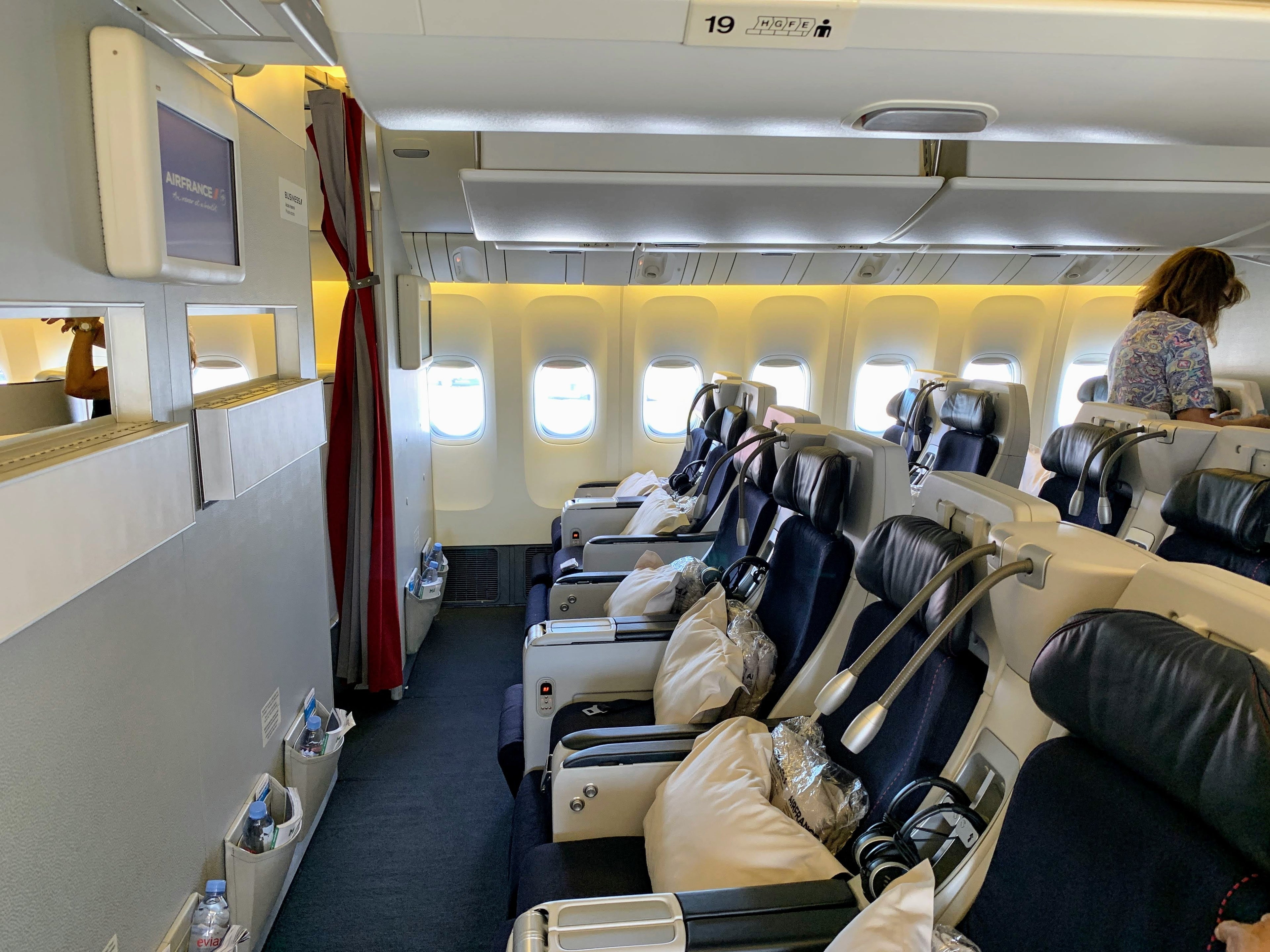 Air France Boeing 777 Premium Economy Bulkhead wall