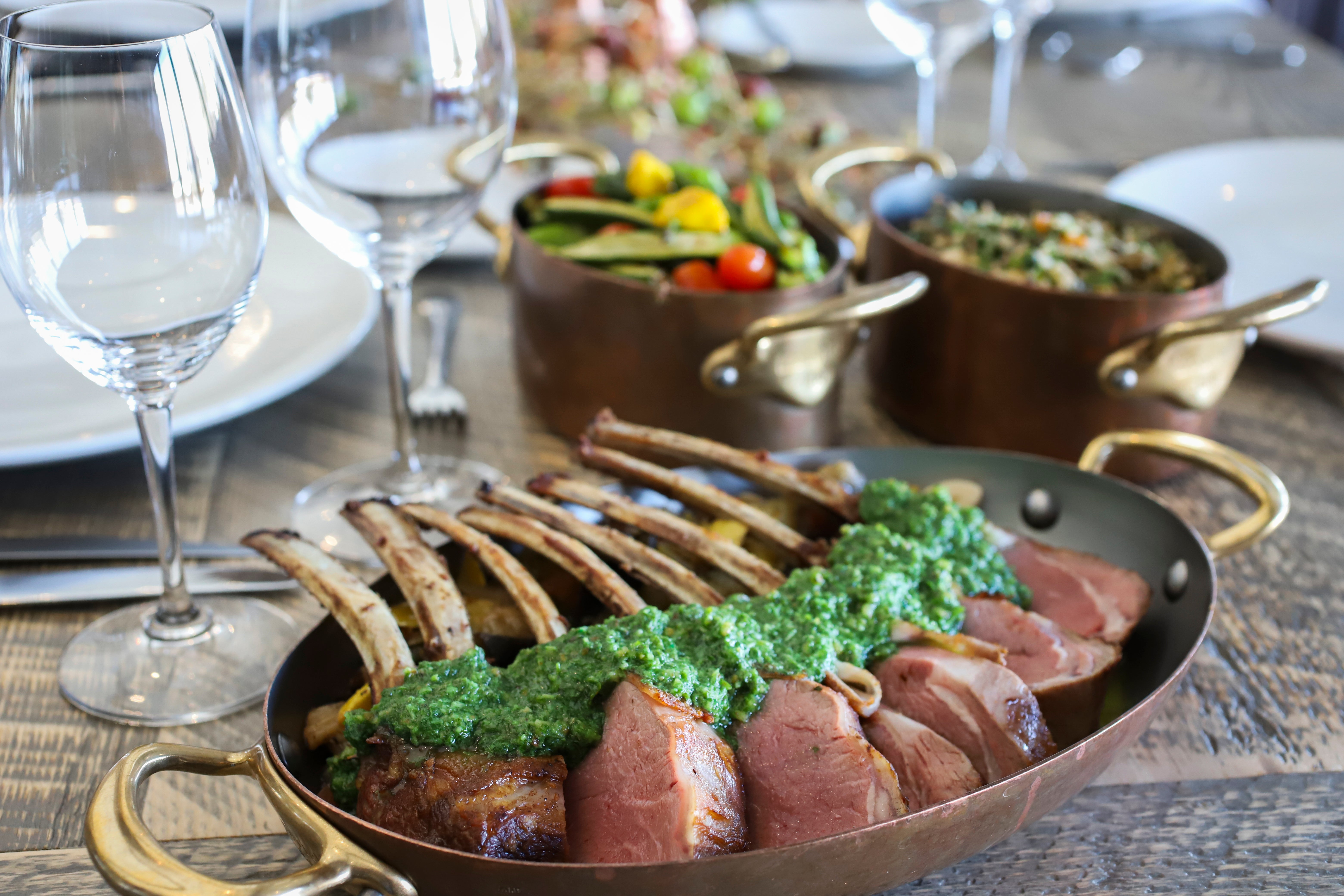 C Lazy U cuisine rack of lamb luxury ranch Colorado