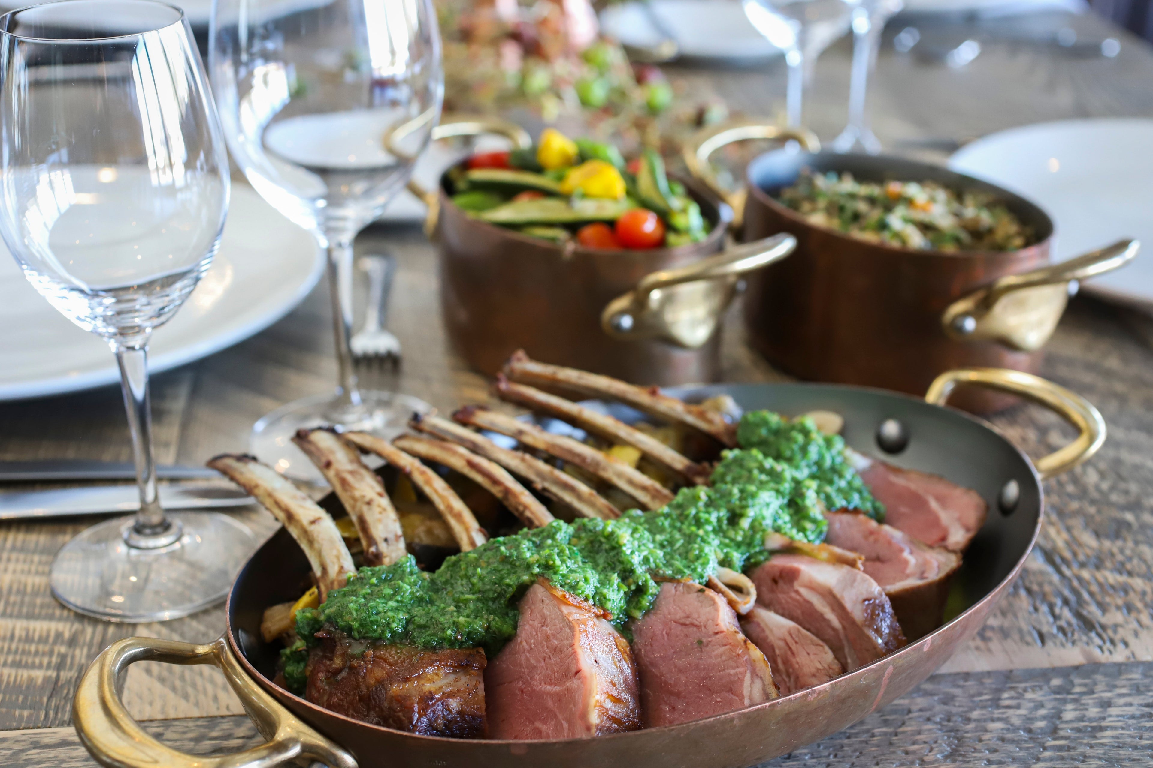 C Lazy U cuisine rack of lamb luxury ranch Colorado