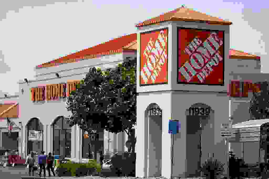 EL CERRITO, CA - AUGUST 14: A sign is posted in front of a Home Depot store on August 14, 2018 in El Cerrito, California. Home Depot reported second quarter earnings that surpassed analyst expectations with net income of $3.5 billion, or $3.05 per share, compared to $2.7 billion, or $2.25 per share, one year ago. (Photo by Justin Sullivan/Getty Images)