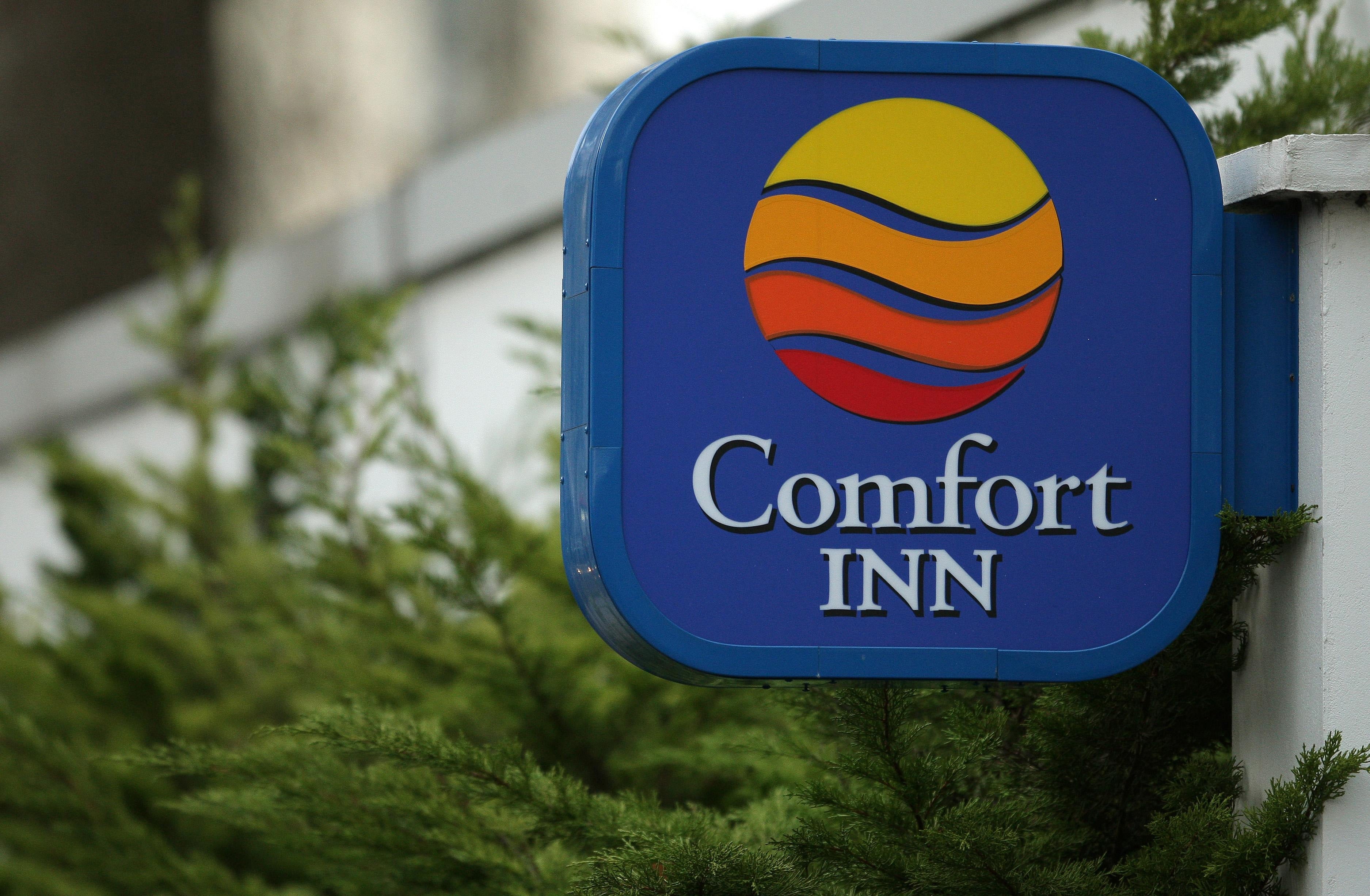 A general view of a Comfort Inn hotel in London. (Photo by Dominic Lipinski - PA Images/PA Images via Getty Images)