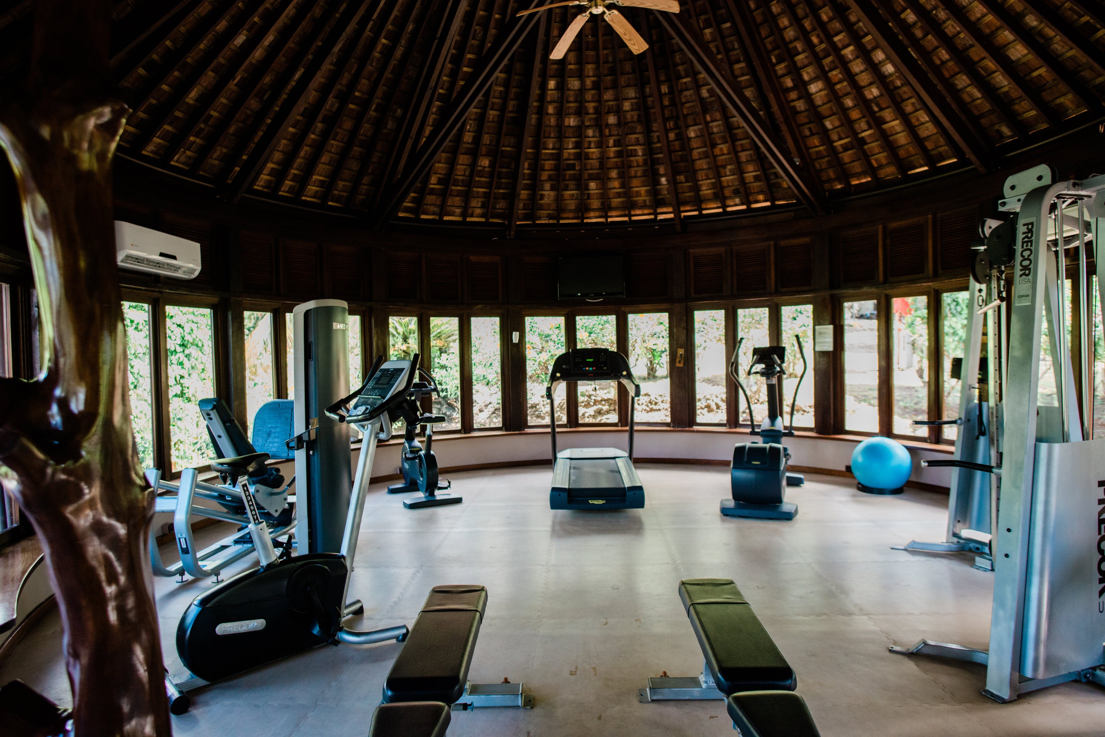 Hilton Moorea Lagoon Resort and Spa - fitness center gym