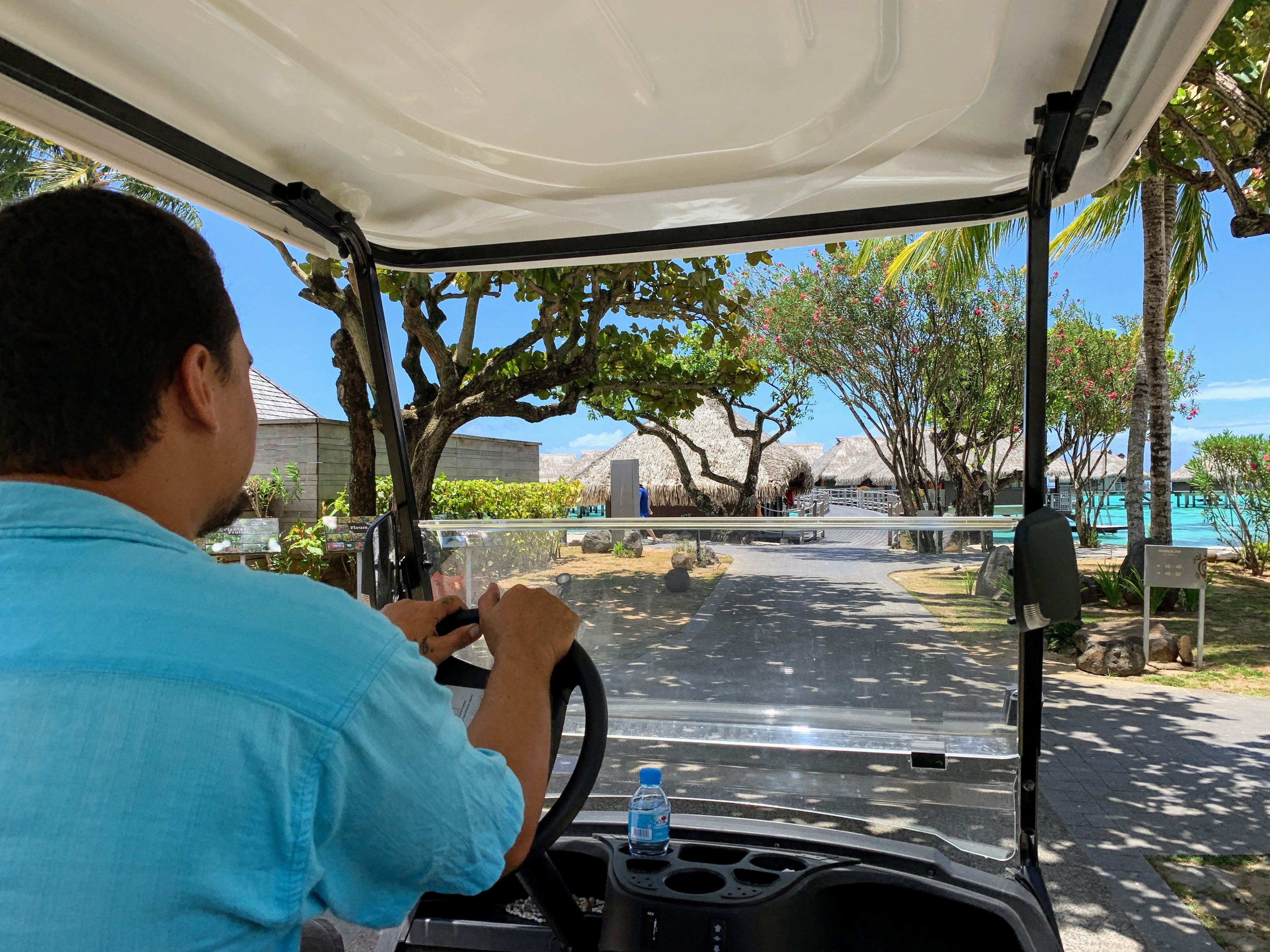 Hilton Moorea Lagoon Resort and Spa - golf cart transfer