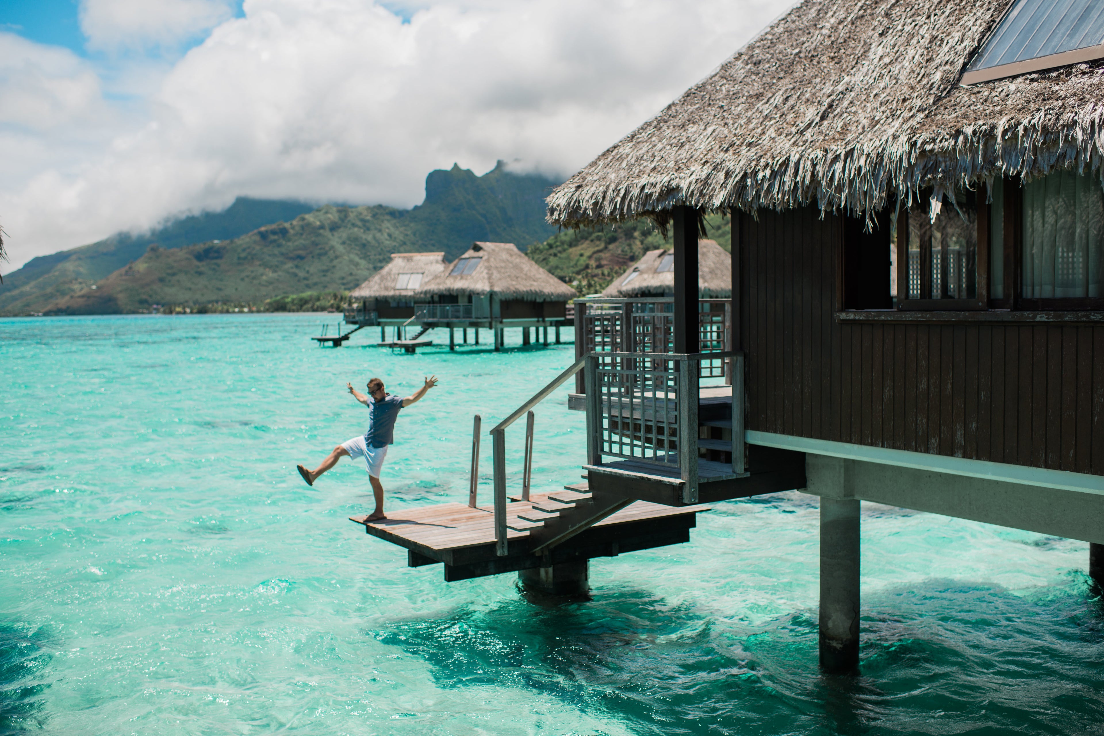 Hilton Moorea Lagoon Resort and Spa - overwater bungalow porch