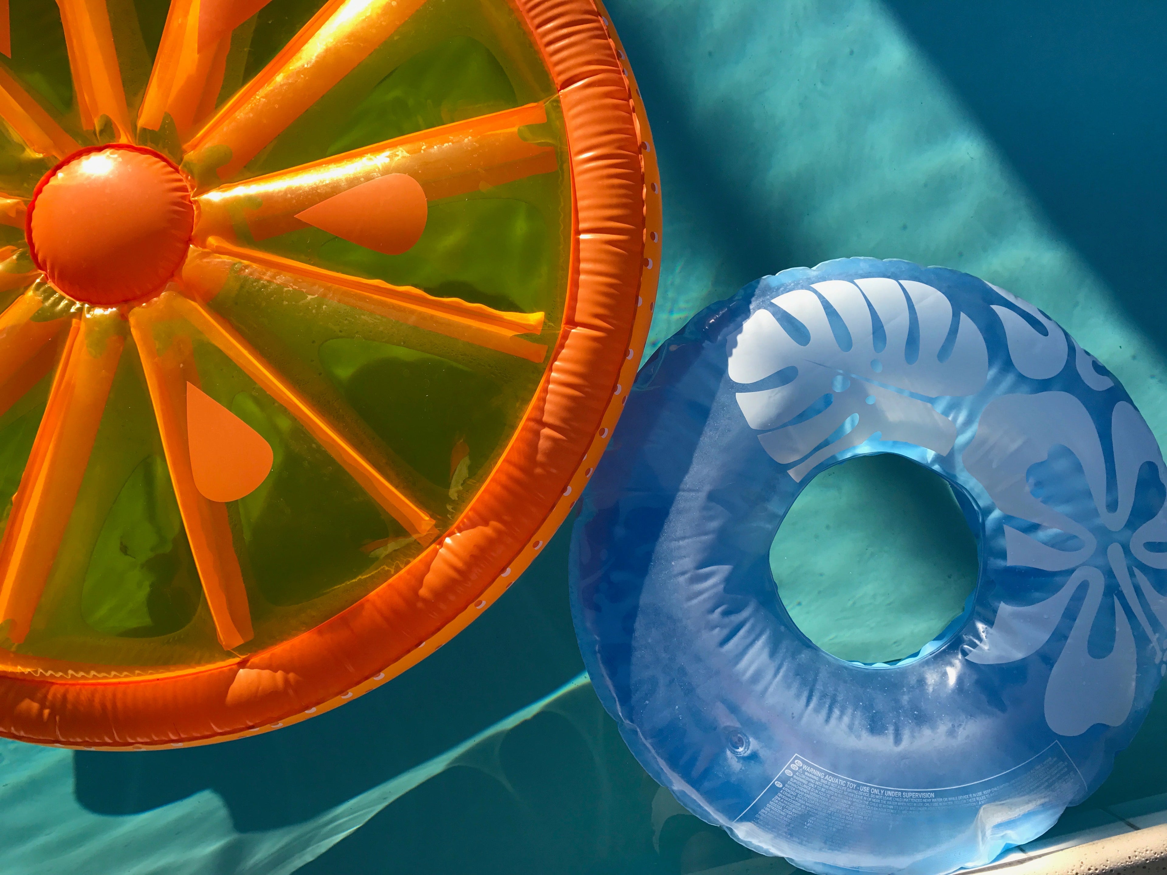 On our family, we can never have enough pool floaties in Palm Springs.