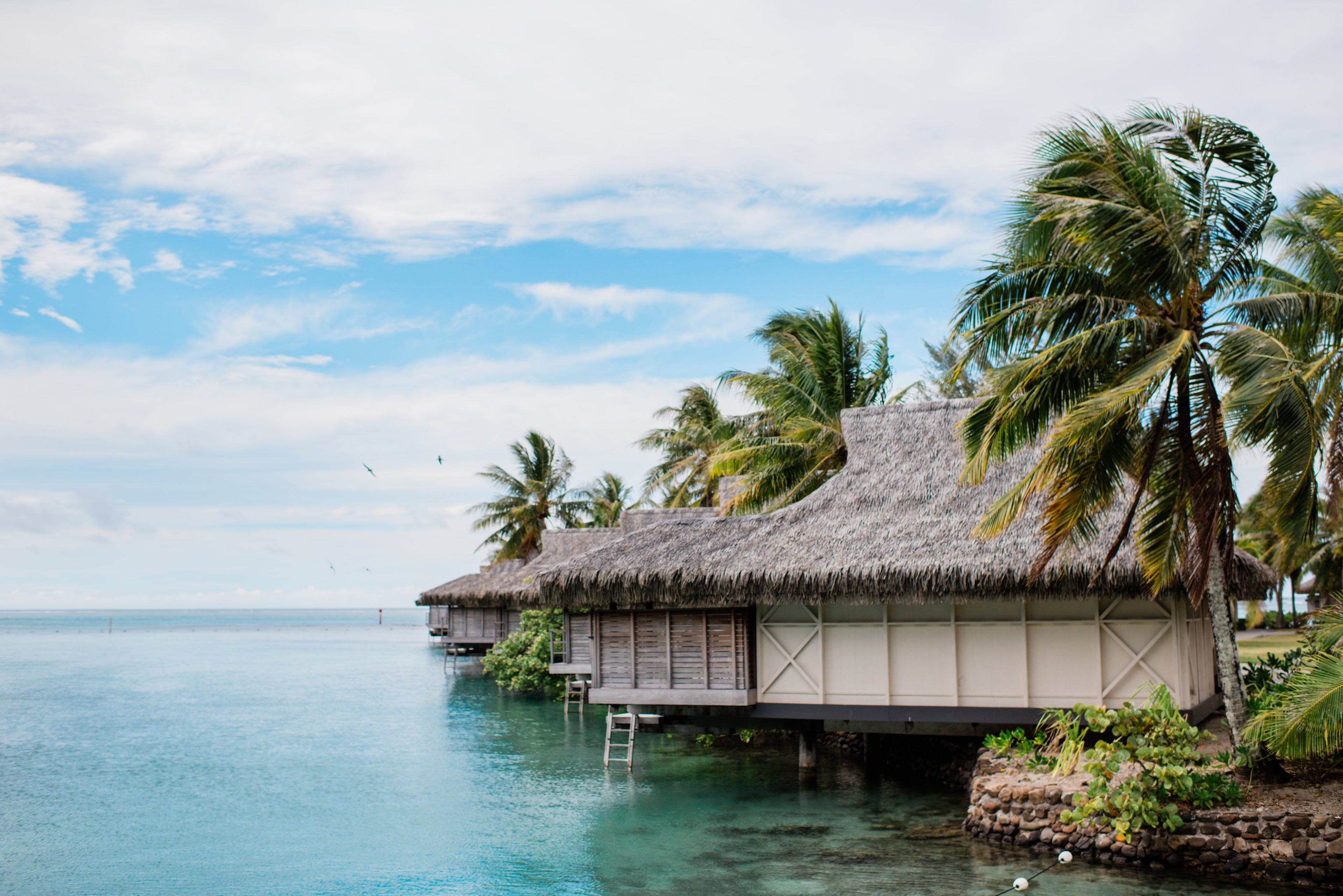 InterContinental Resort and Spa Moorea - overwater bungalow on land