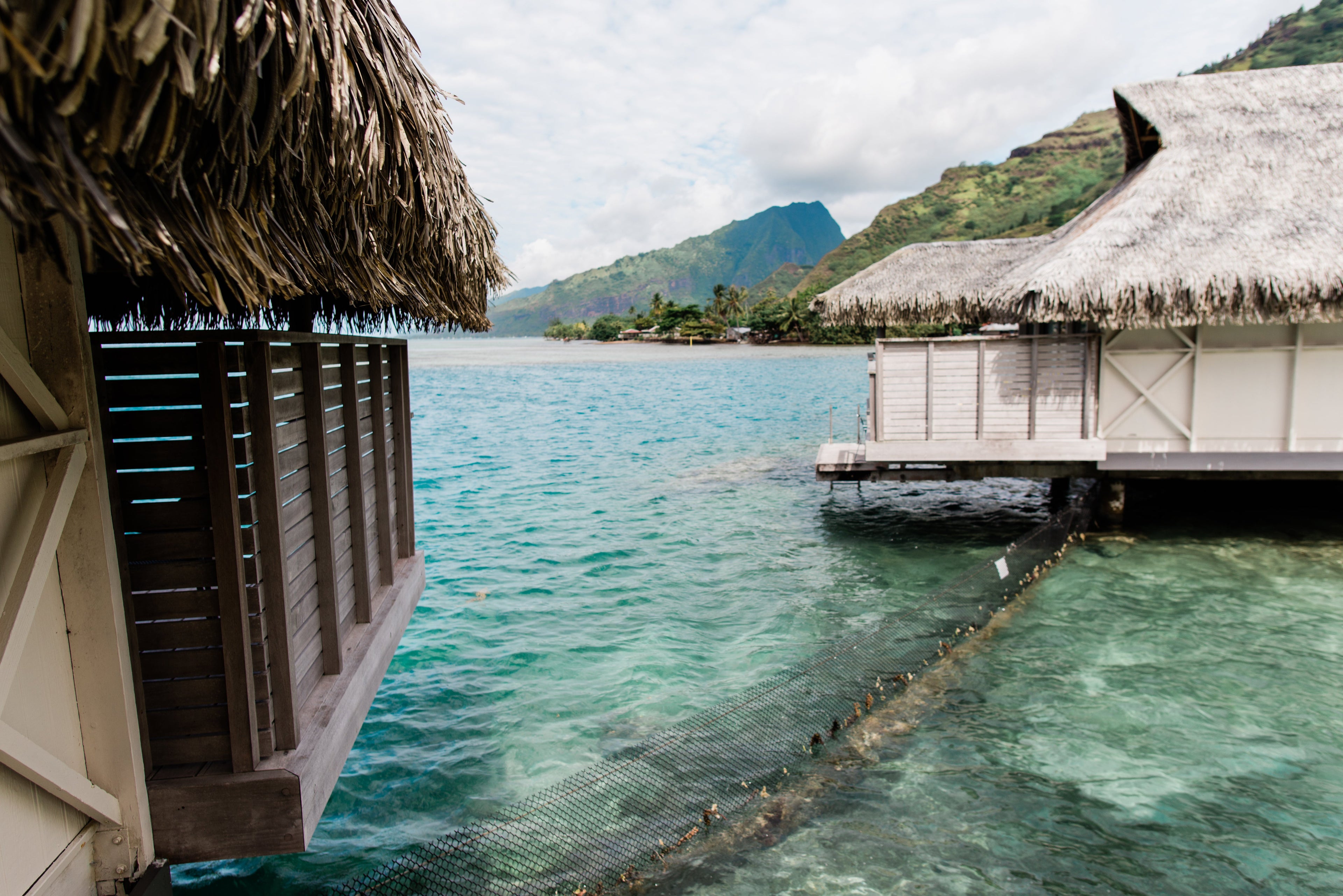 InterContinental Resort and Spa Moorea - water netting garbage catch