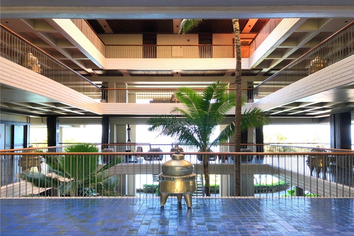Mauna Kea Beach Hotel Review - Open Air Lobby