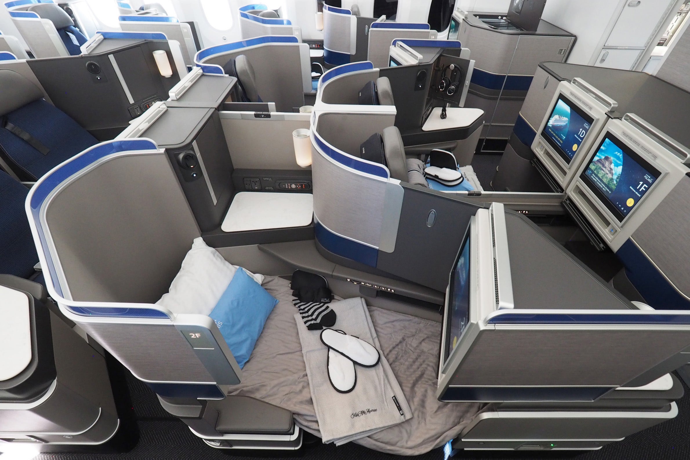 Flying in a shiny new Polaris cabin could end up saving you a decent amount of miles