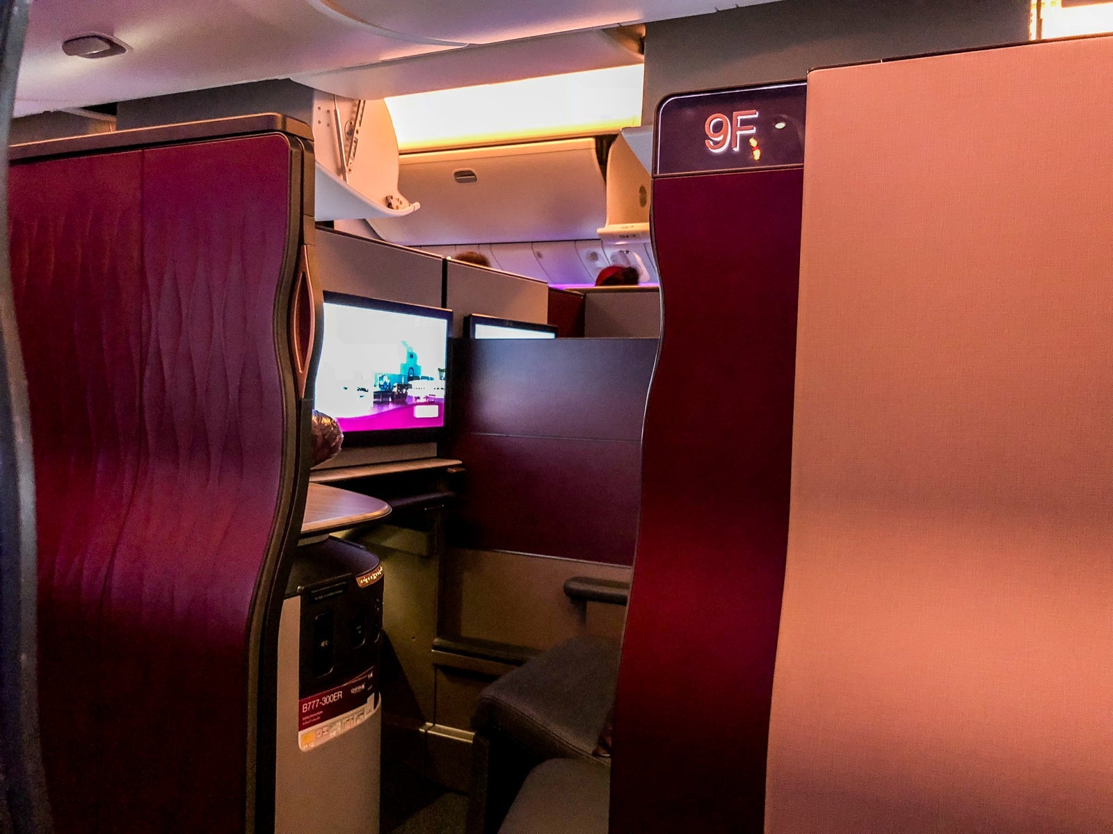 Qatar's Qsuites were a big hit with our TPG Lounge members. (Photo by Emily McNutt / The Points Guy)