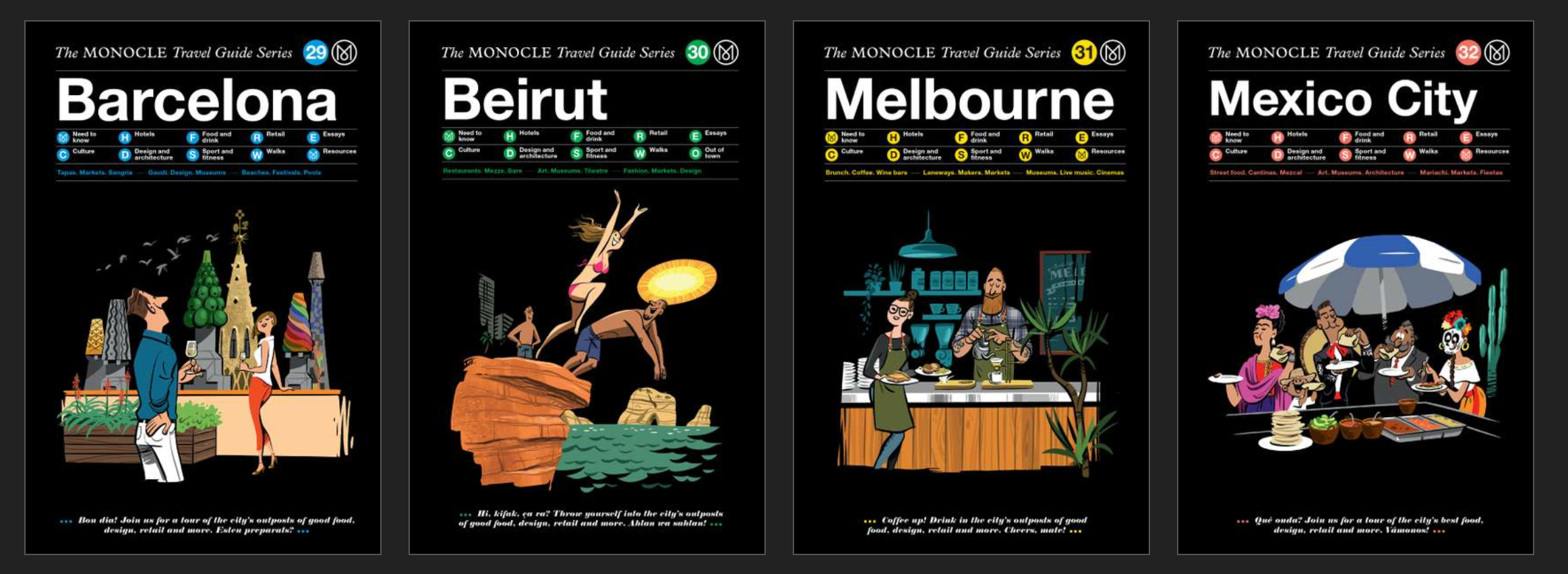 2018 releases by Monocle. Now including Barcelona. (Image via Monocle.)