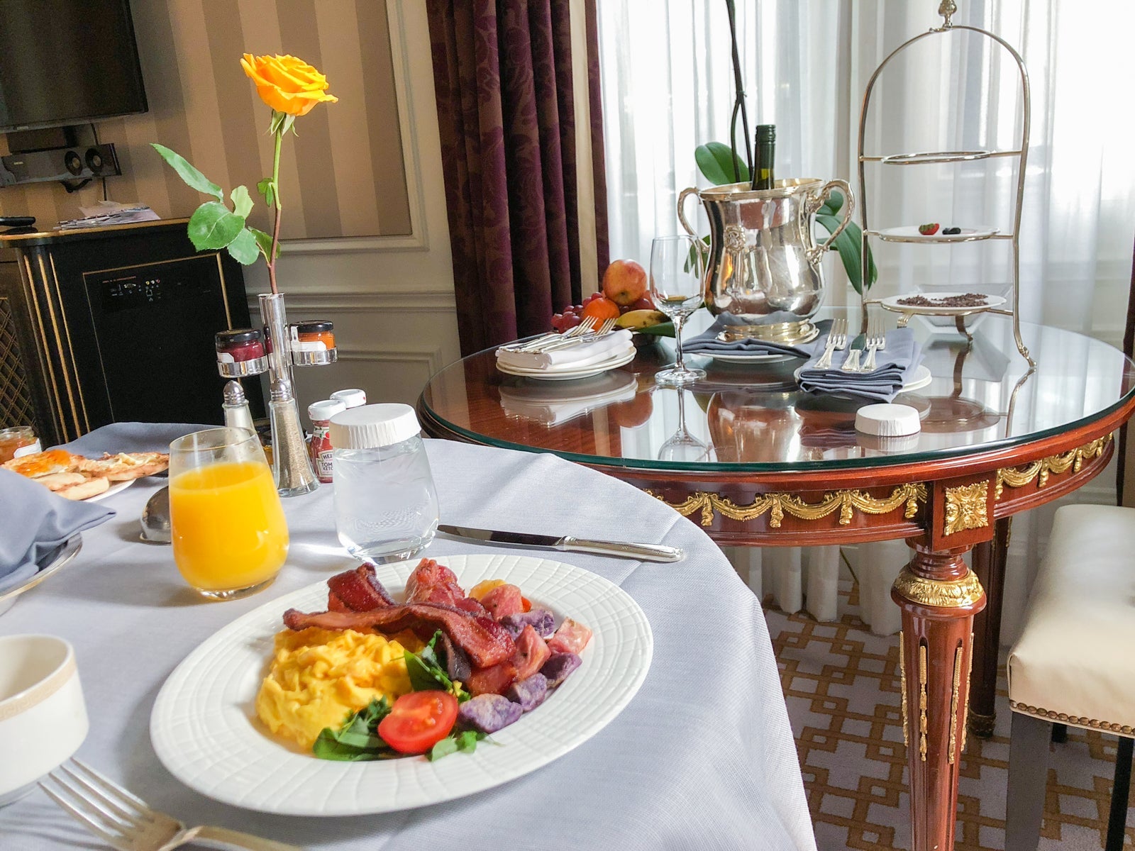 Marriott Platinum breakfast at the St. Regis New York (Summer Hull / The Points Guy)
