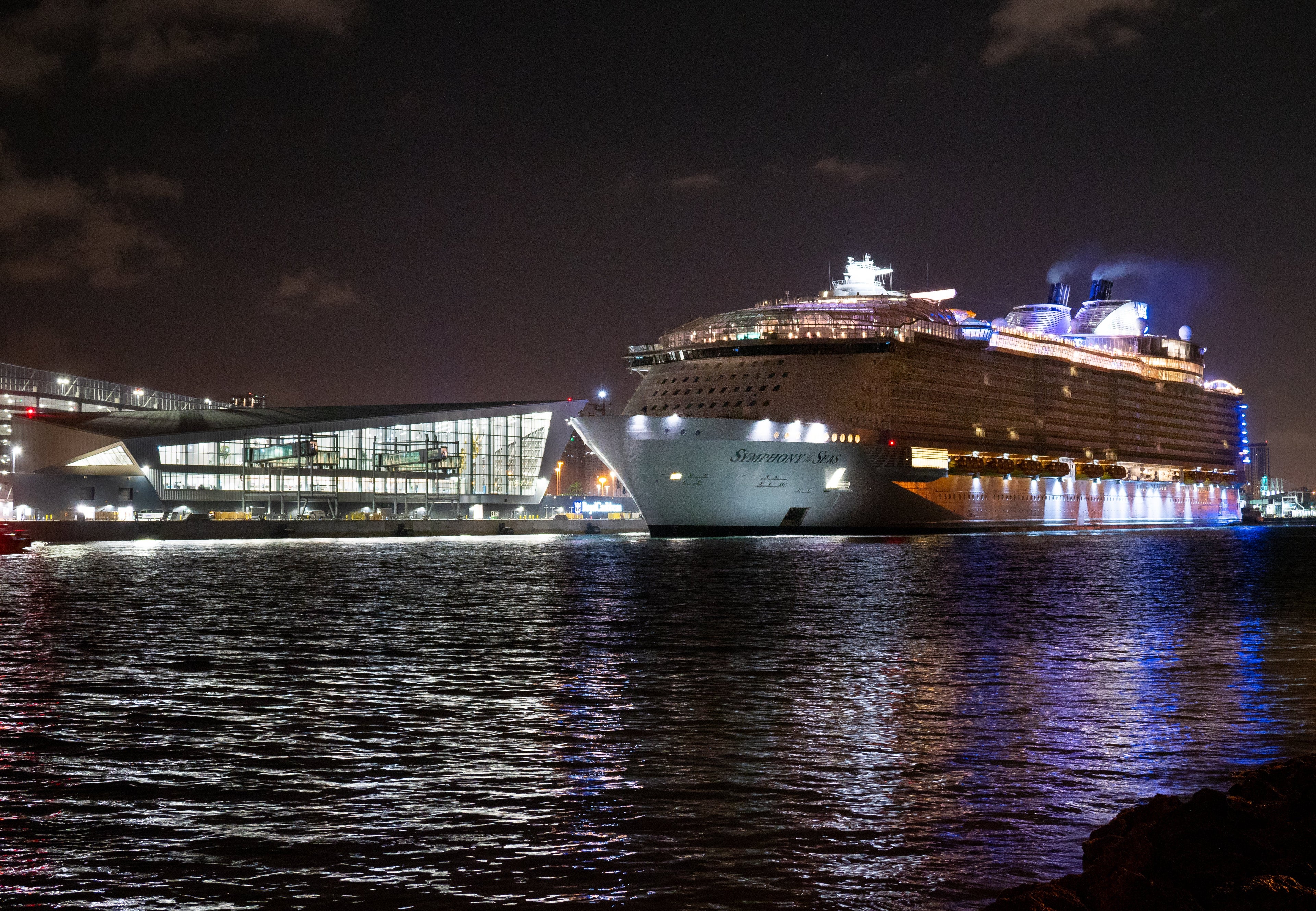 Symphony of the Seas at Miami Terminal A