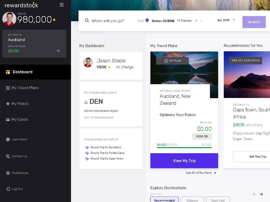 Rewardstock has a nice looking interface, which seems to have made a good impression on reality TV viewers, and investors.