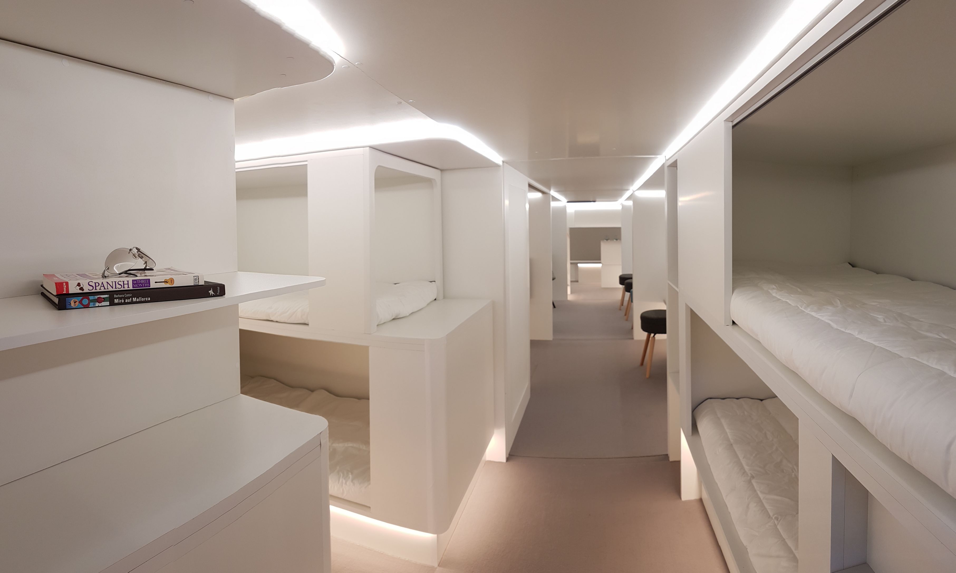 Sleeping berths (Images courtesy of Airbus and Zodiac Aerospace)