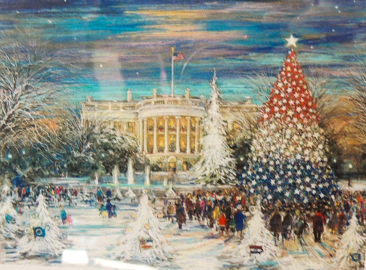President Bush White House Christmas card