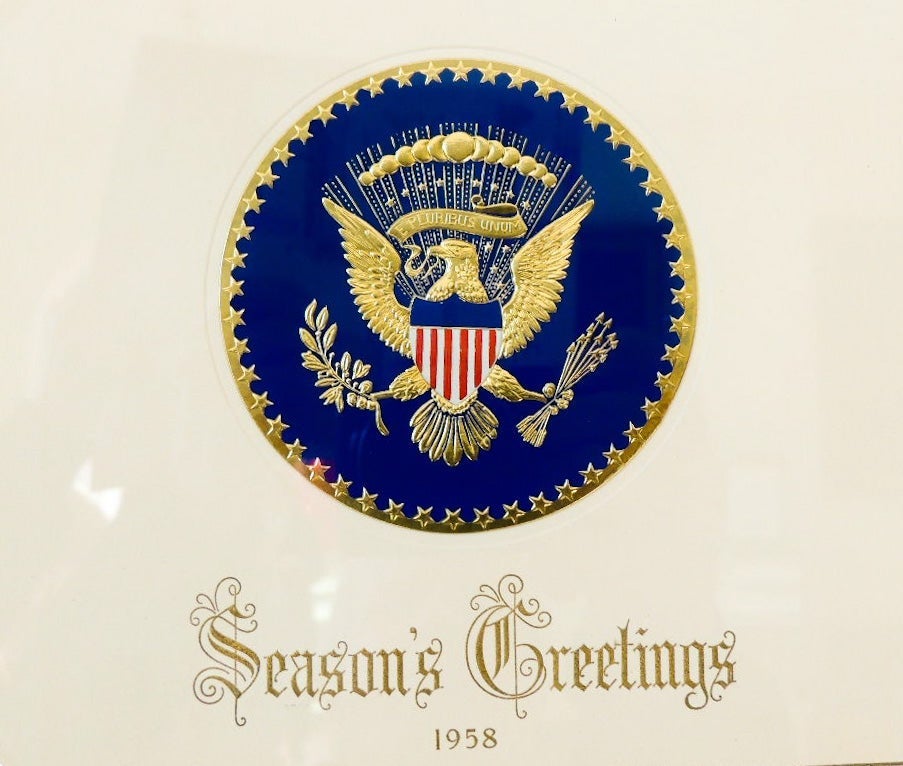 President Eisenhower White House Christmas card