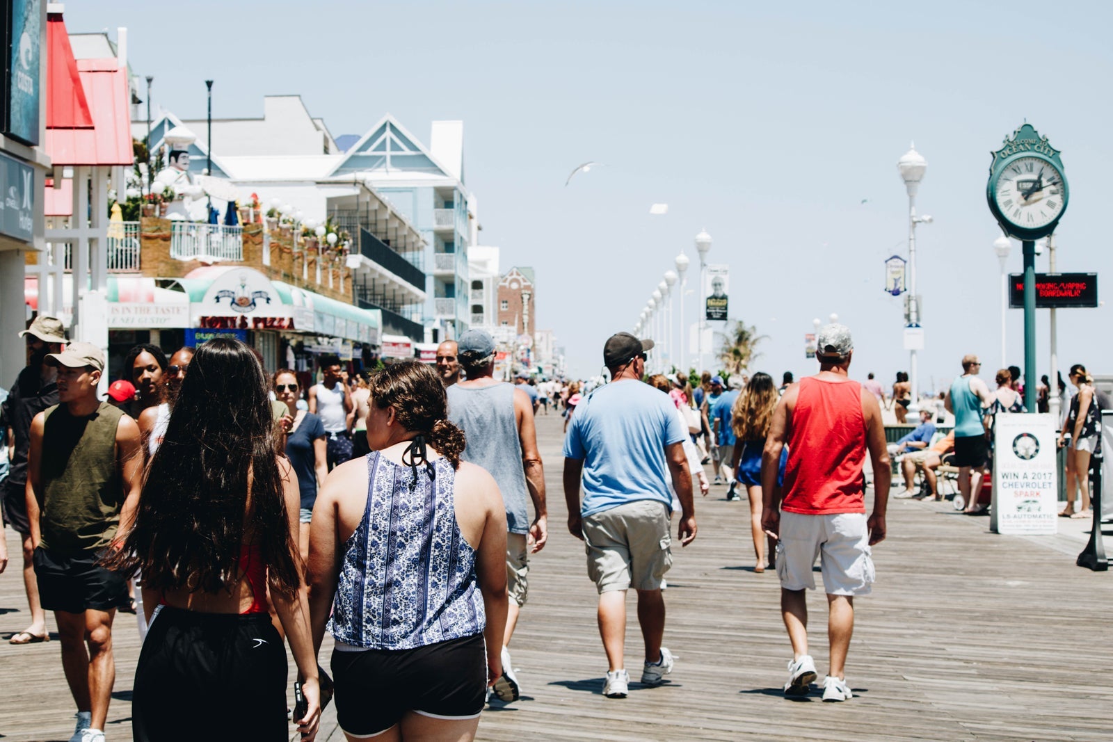 Ocean City Boardwalk in Maryland. (Photo by Oscar Bonilla via Unsplash)