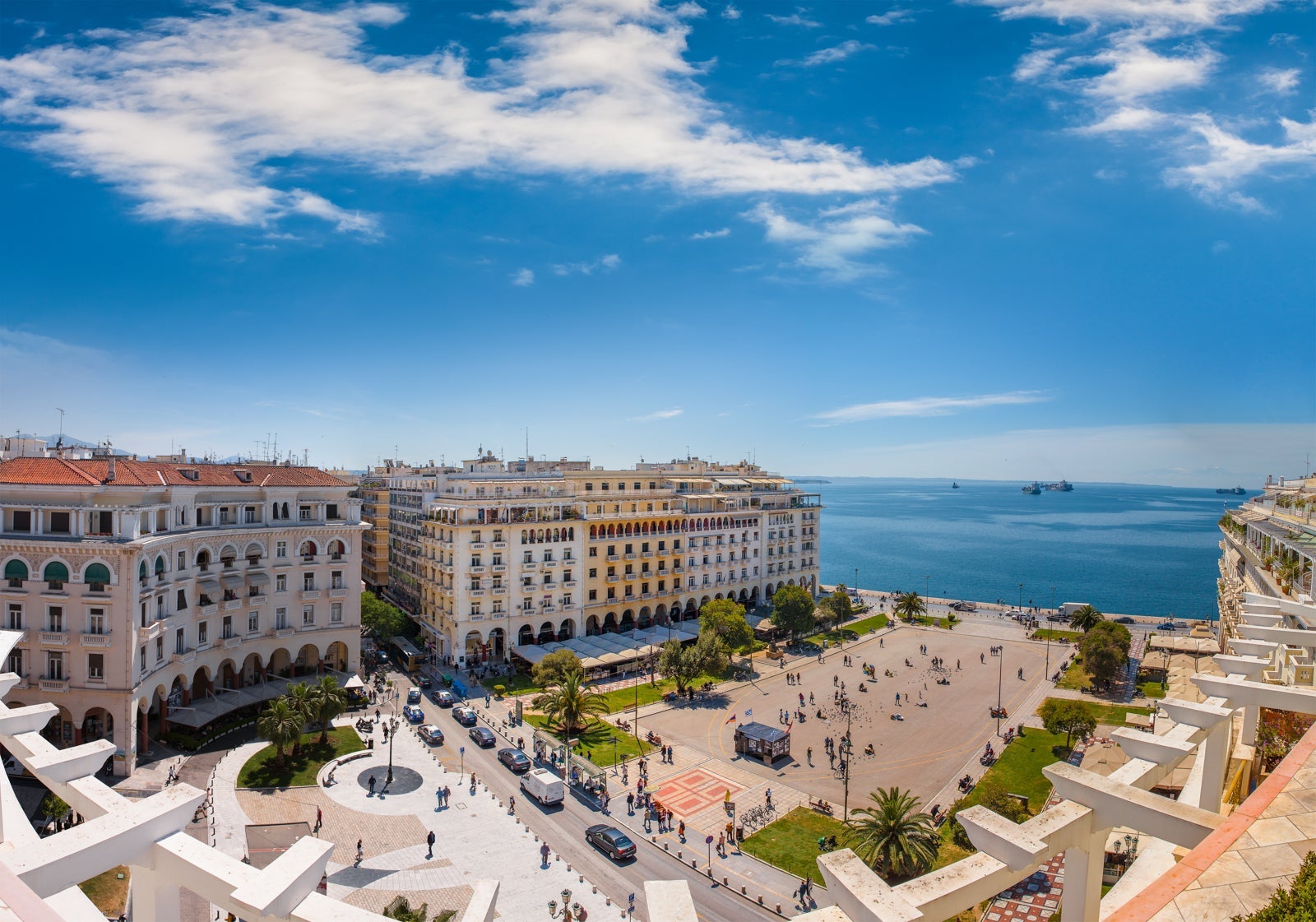 Greek city, Roman ruins: the past blends with the present everywhere in Thessaloniki. (Photo via Shutterstock)
