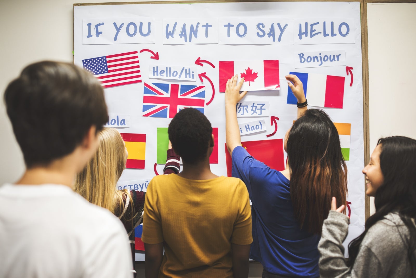 Knowing small phrases in the language of your destination goes a long way. (Photo via Shutterstock)