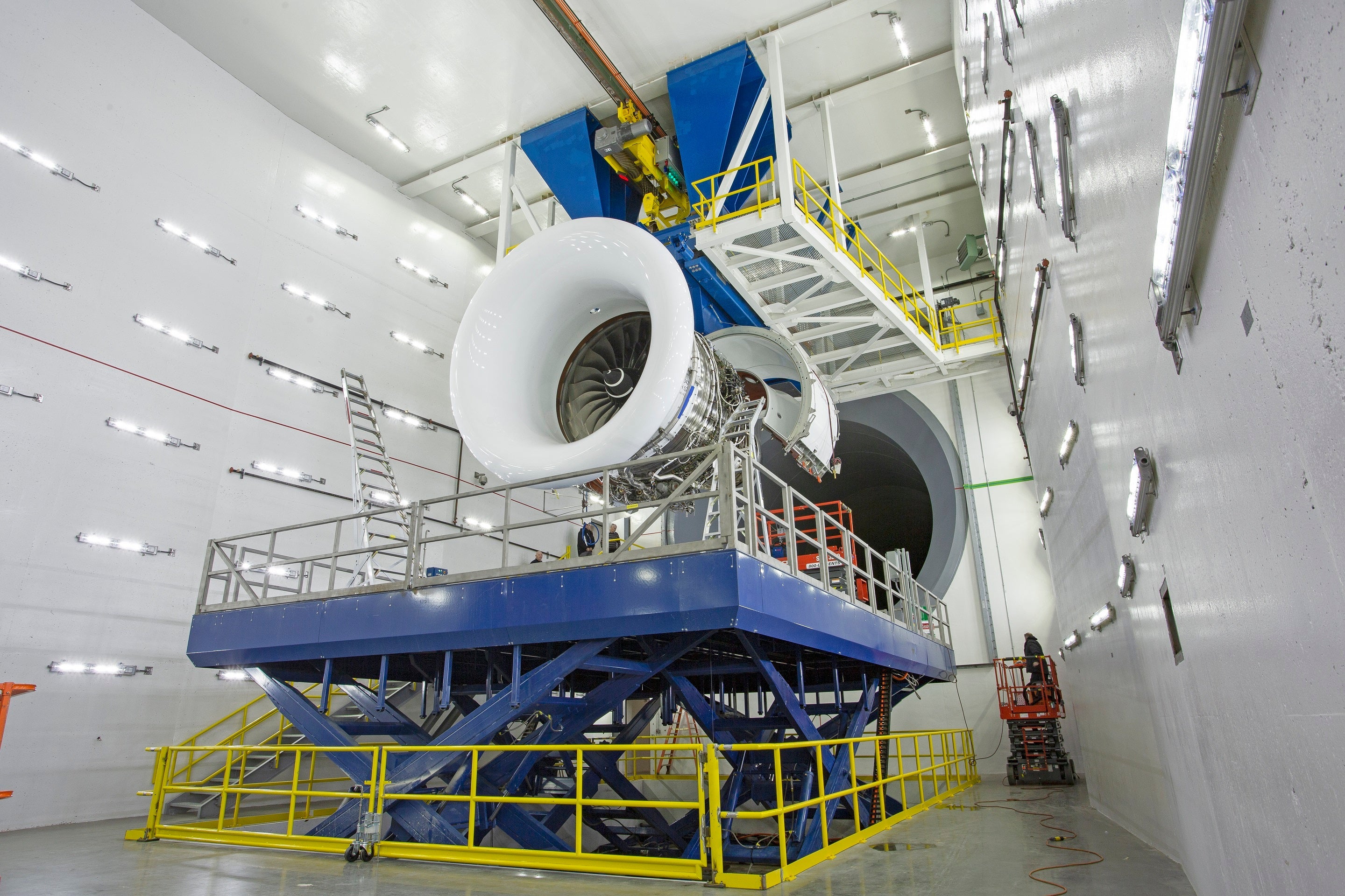 Delta's newest test cell in Atlanta (Photo courtesy of Delta Air Lines)