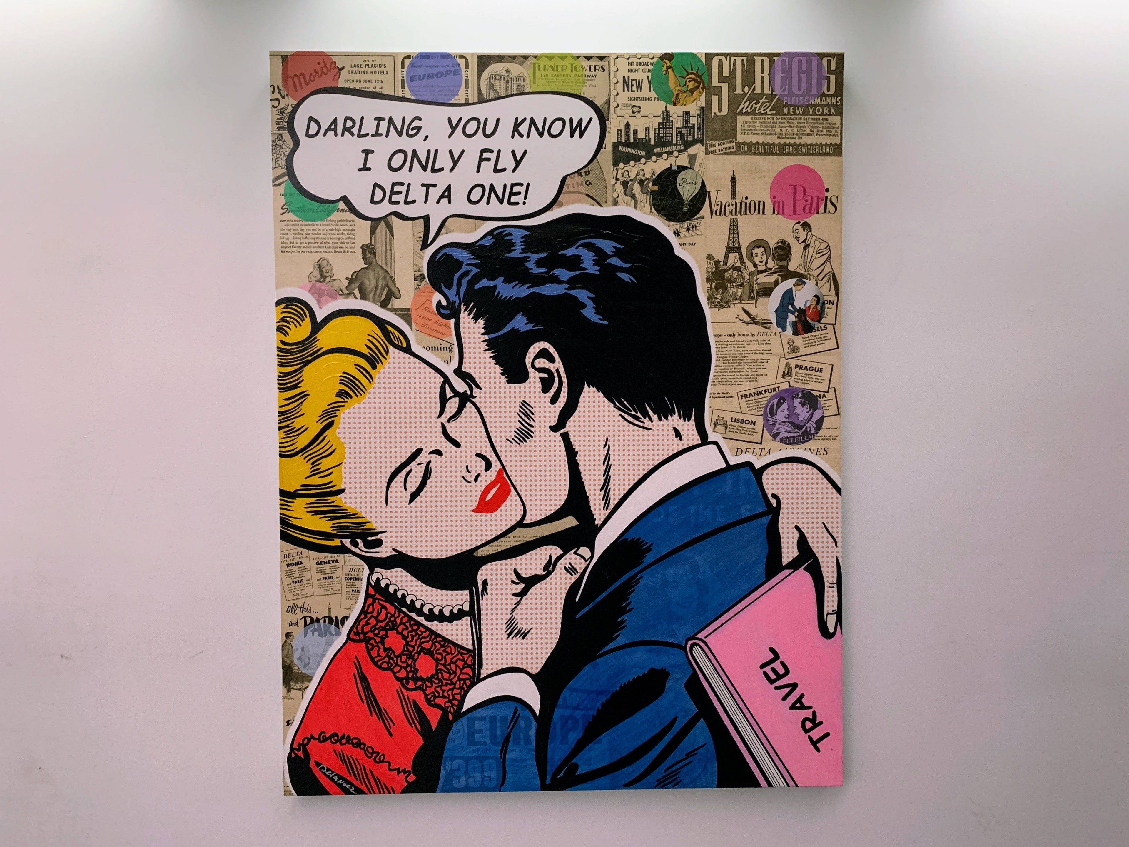 Delta LAX Sky Club Delta One Wall Art