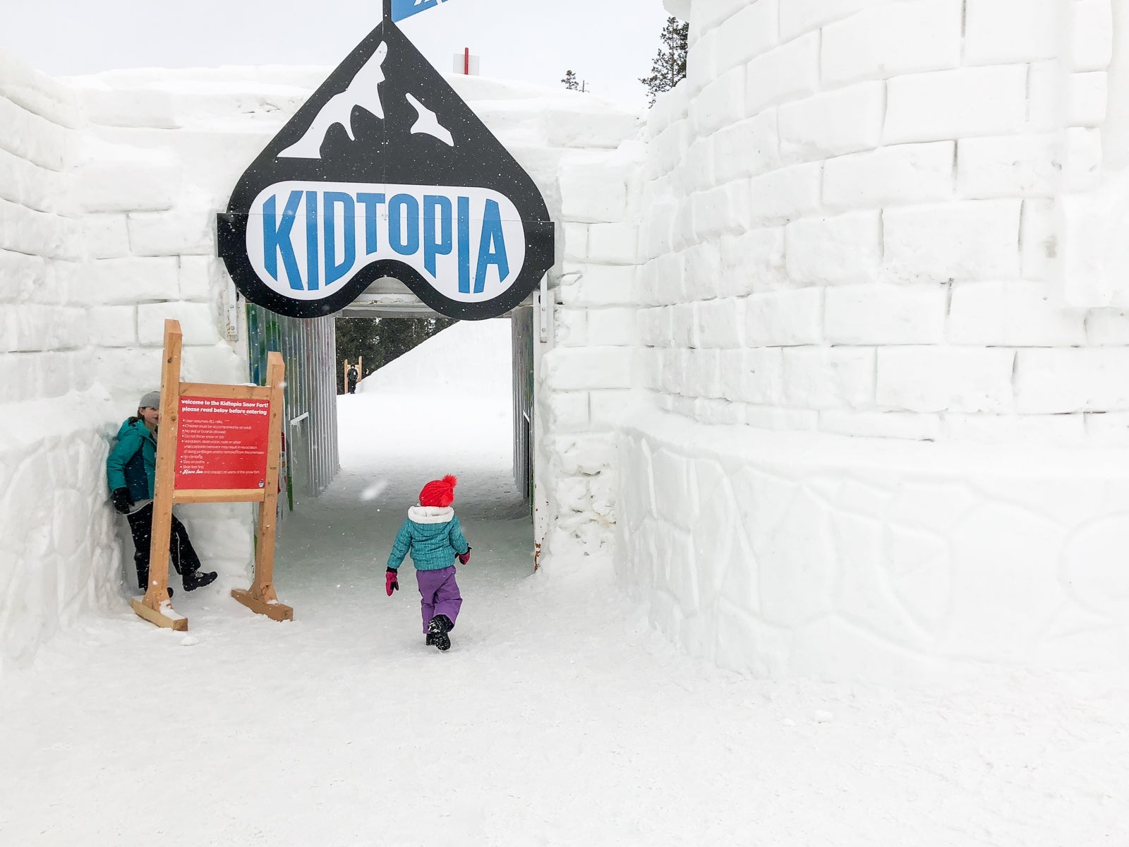 Keystone Kidtopia Ice Fort (Summer Hull/The Points Guy)