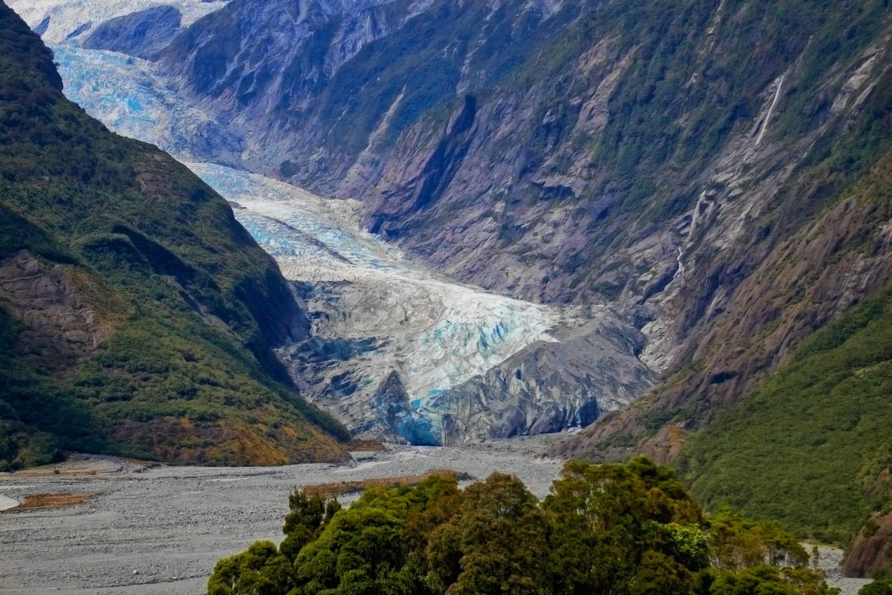Franz Josef Glacier, Westland Tai Poutini National Park. Getty Images