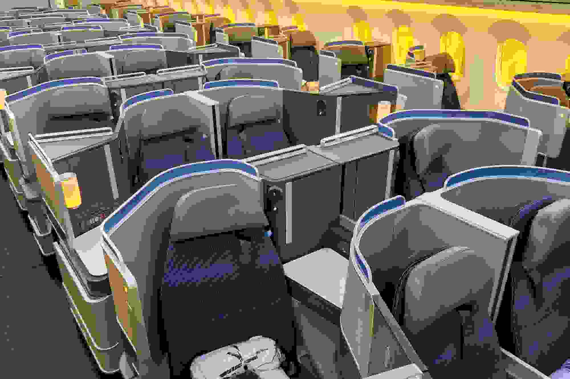 United will soon offer its 1-2-1 Polaris seats across the 787 fleet. Photo by Zach Honig/The Points Guy.