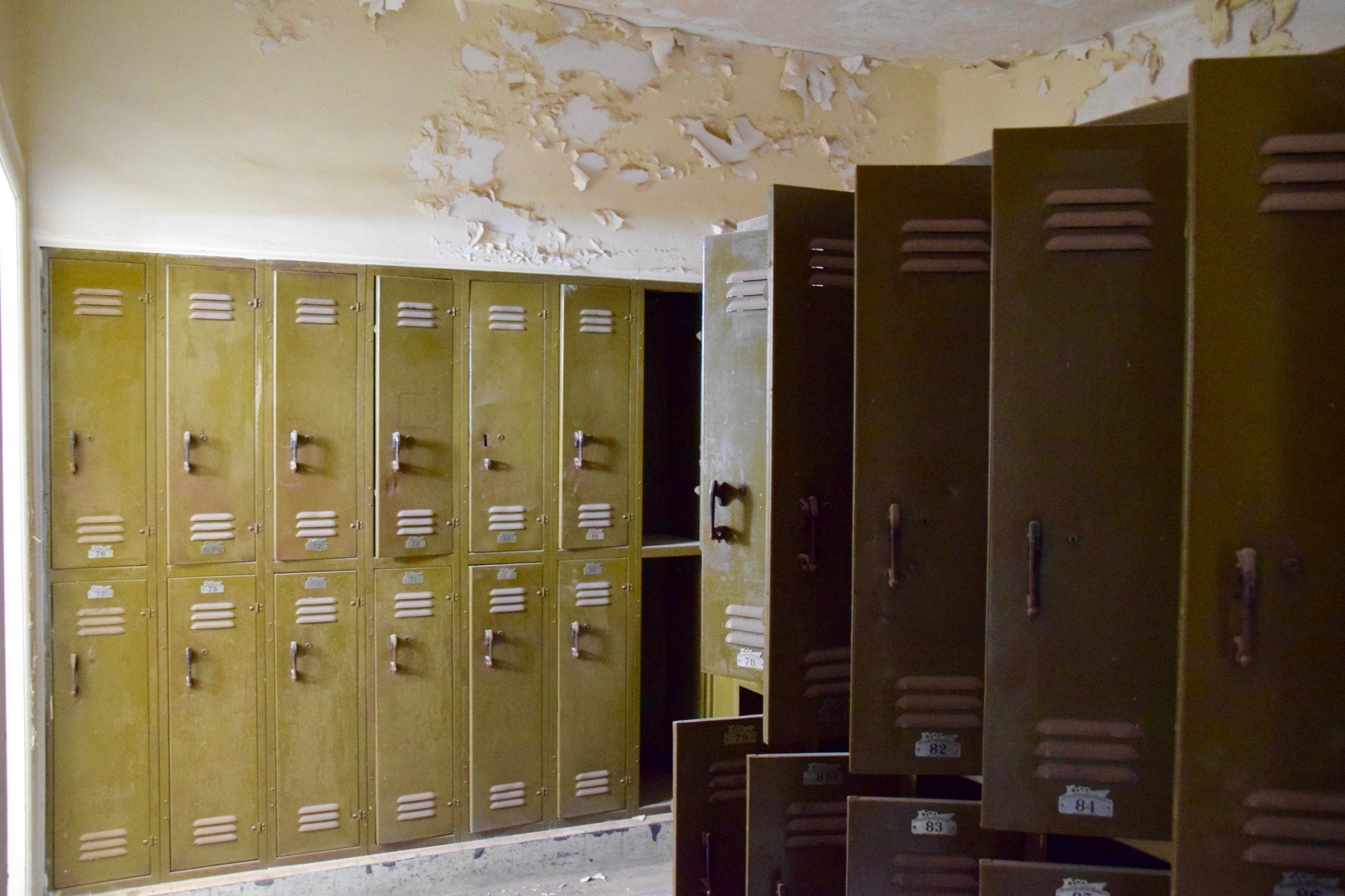 haunted high school locker room in Jerome, Arizona